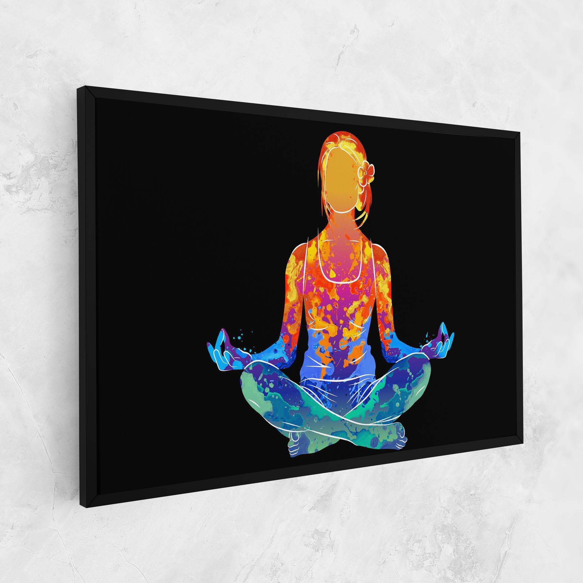 Obraz na Płótnie Colorful Meditation mockup 1