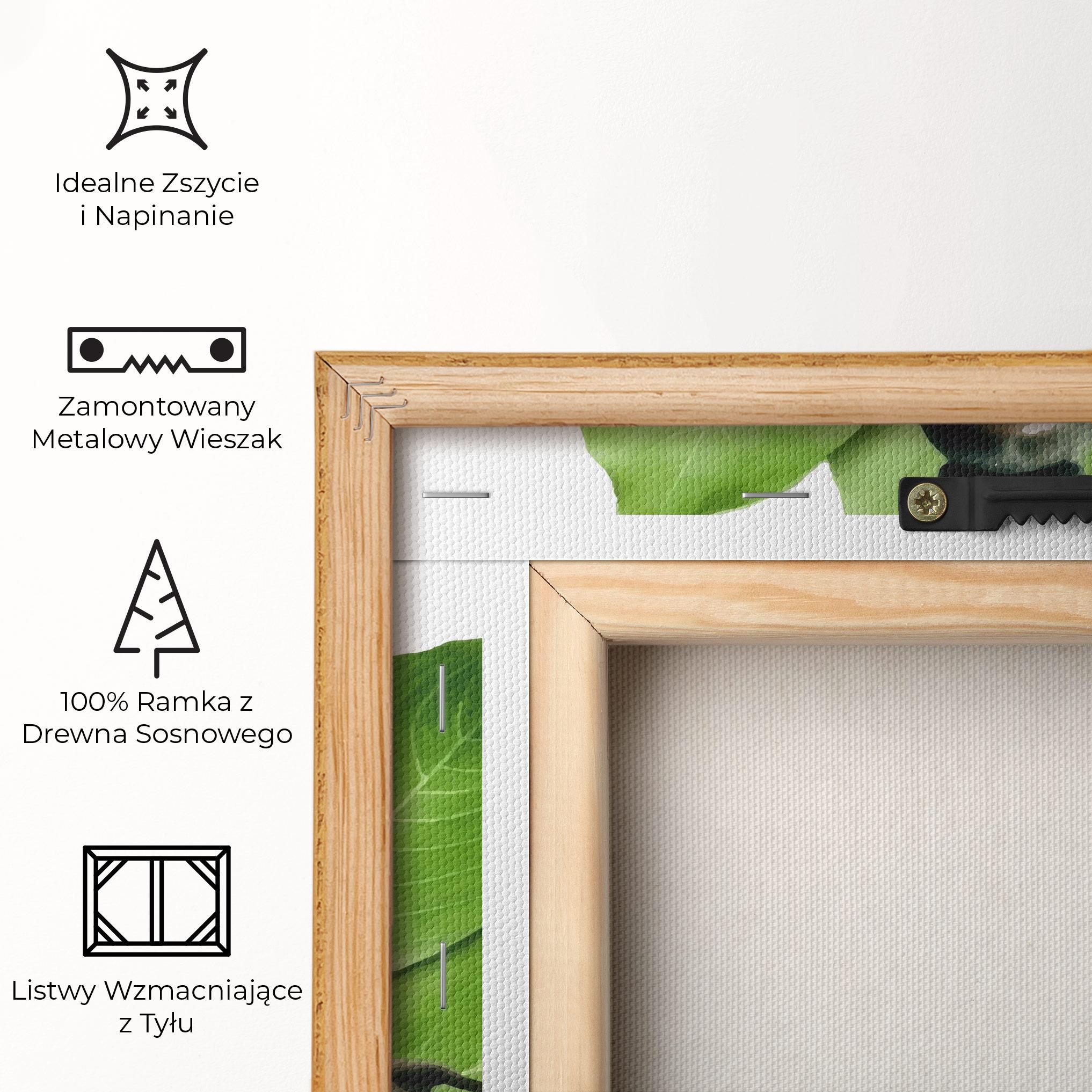 Obraz na Płótnie Leaf Yoga mockup 5