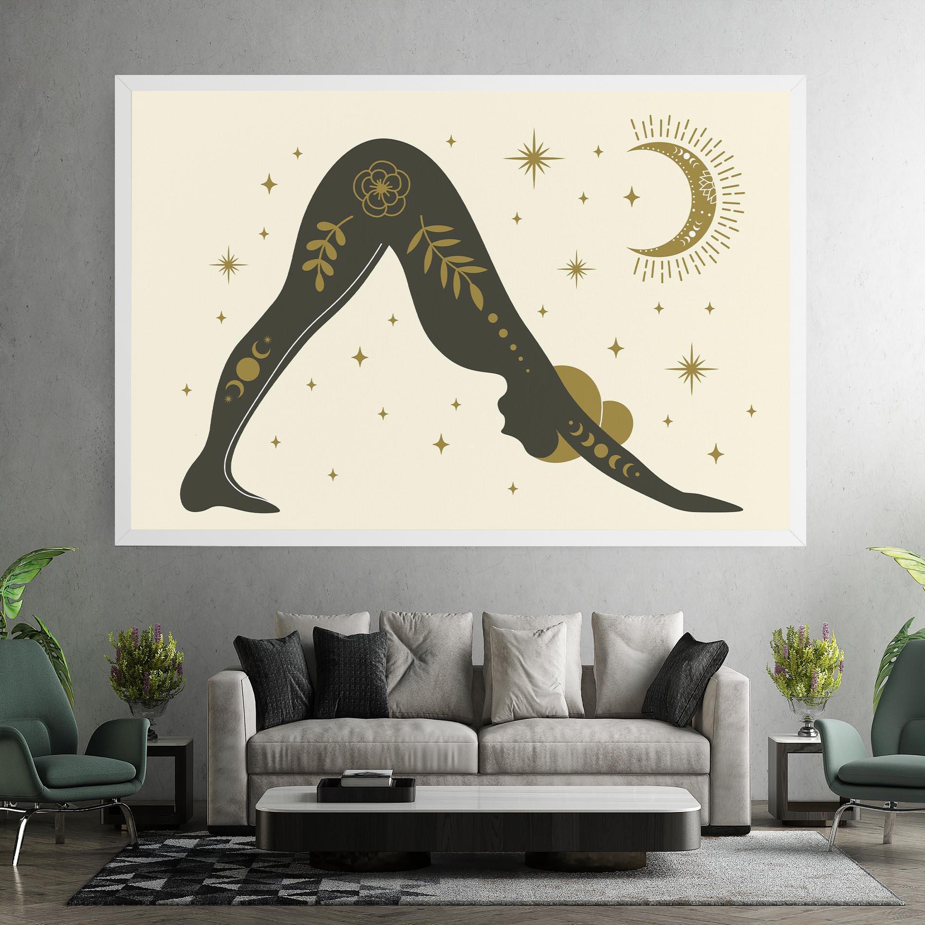 Obraz na Płótnie Adho Mukha mockup 7