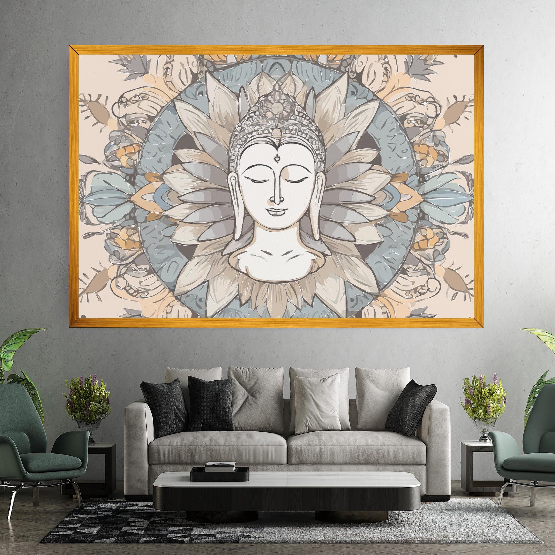 Obraz na Płótnie Boho Element mockup 7