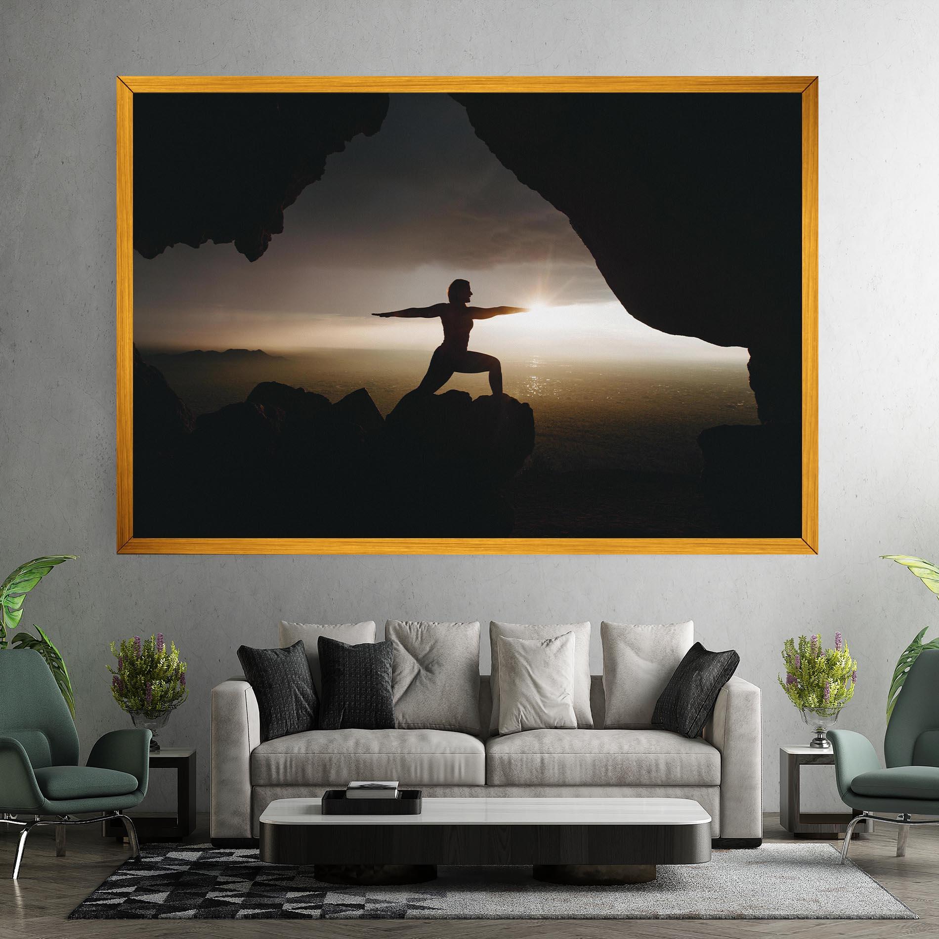 Obraz na Płótnie Harmony Hues mockup 7