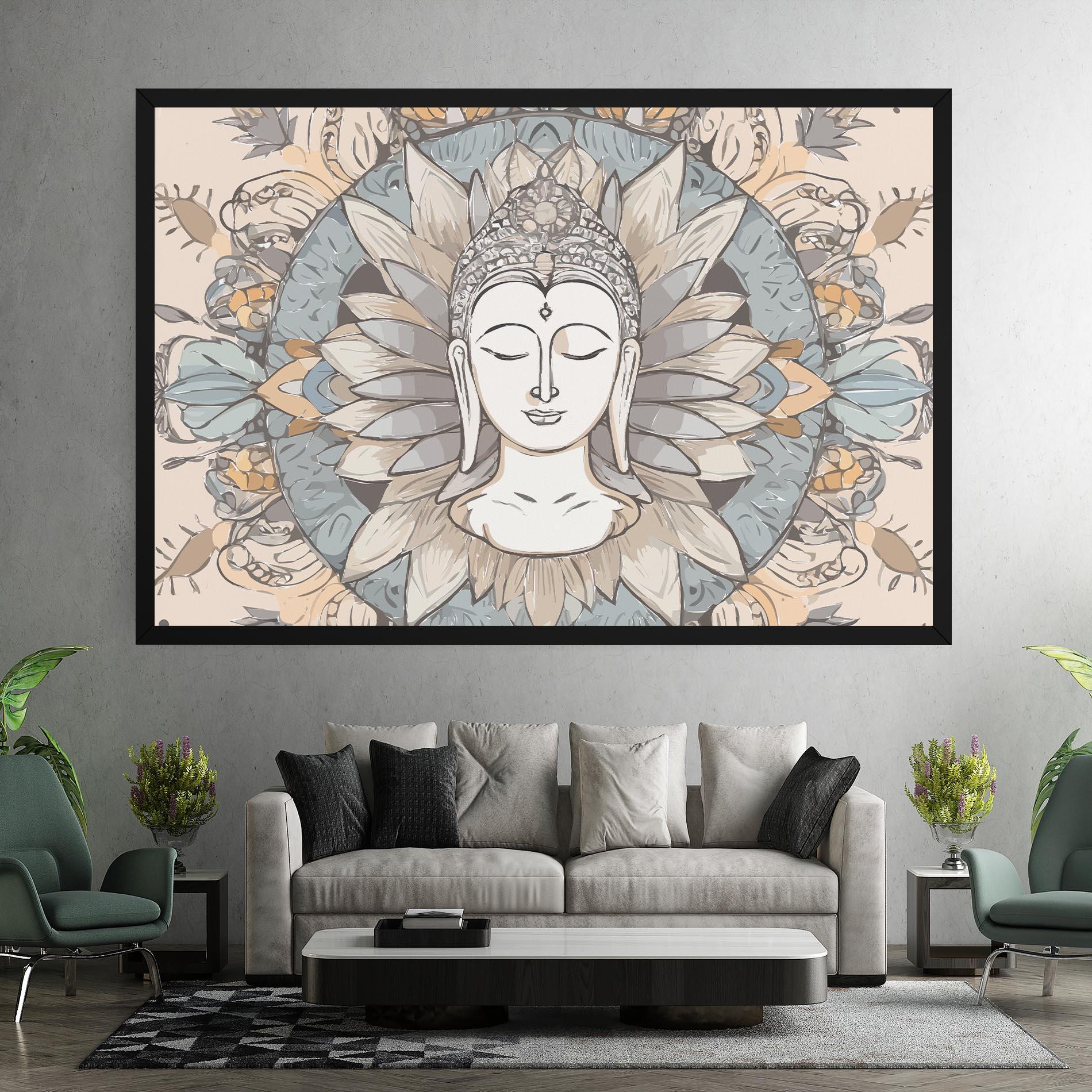 Obraz na Płótnie Boho Element mockup 7