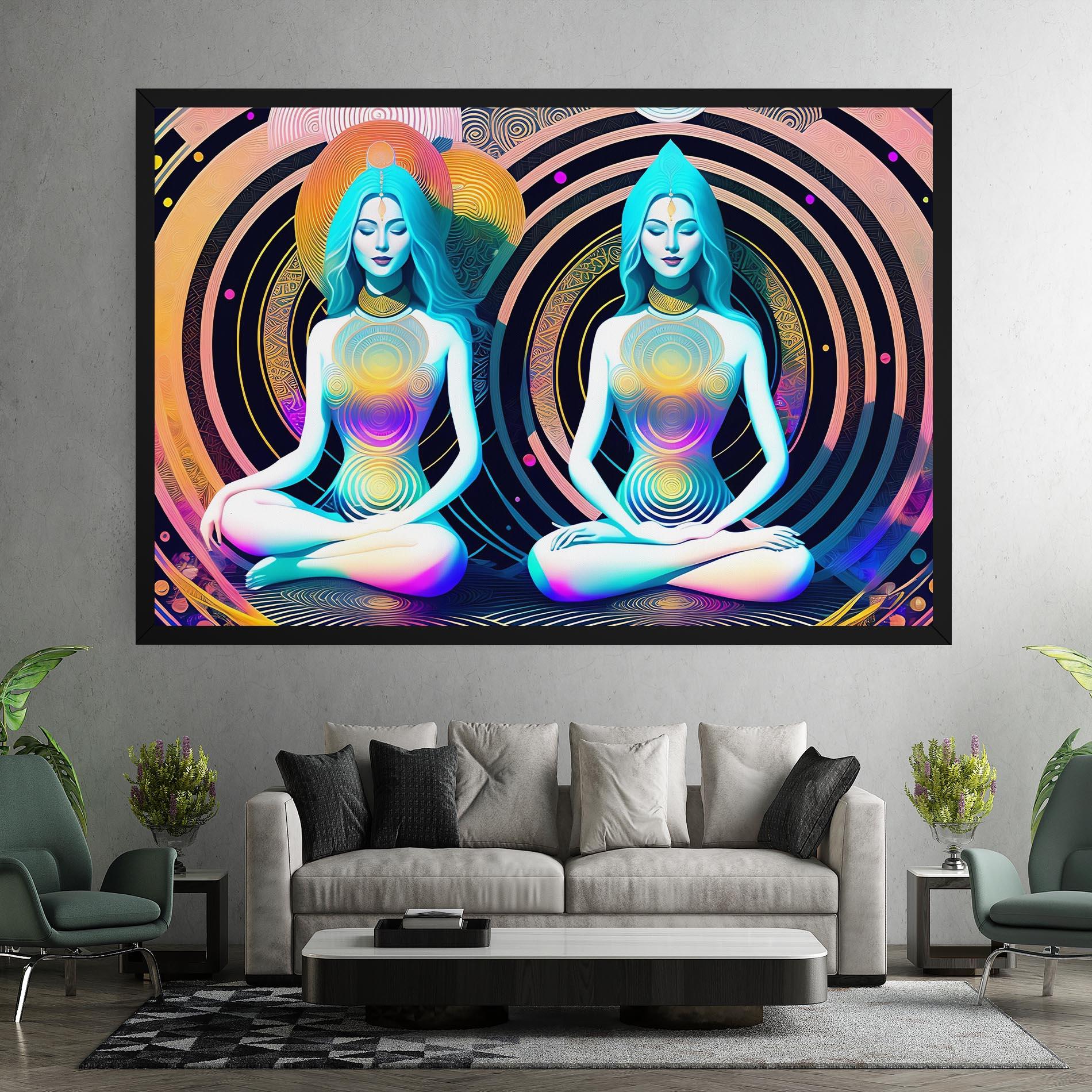 Obraz na Płótnie Clolorful Illustrations mockup 7