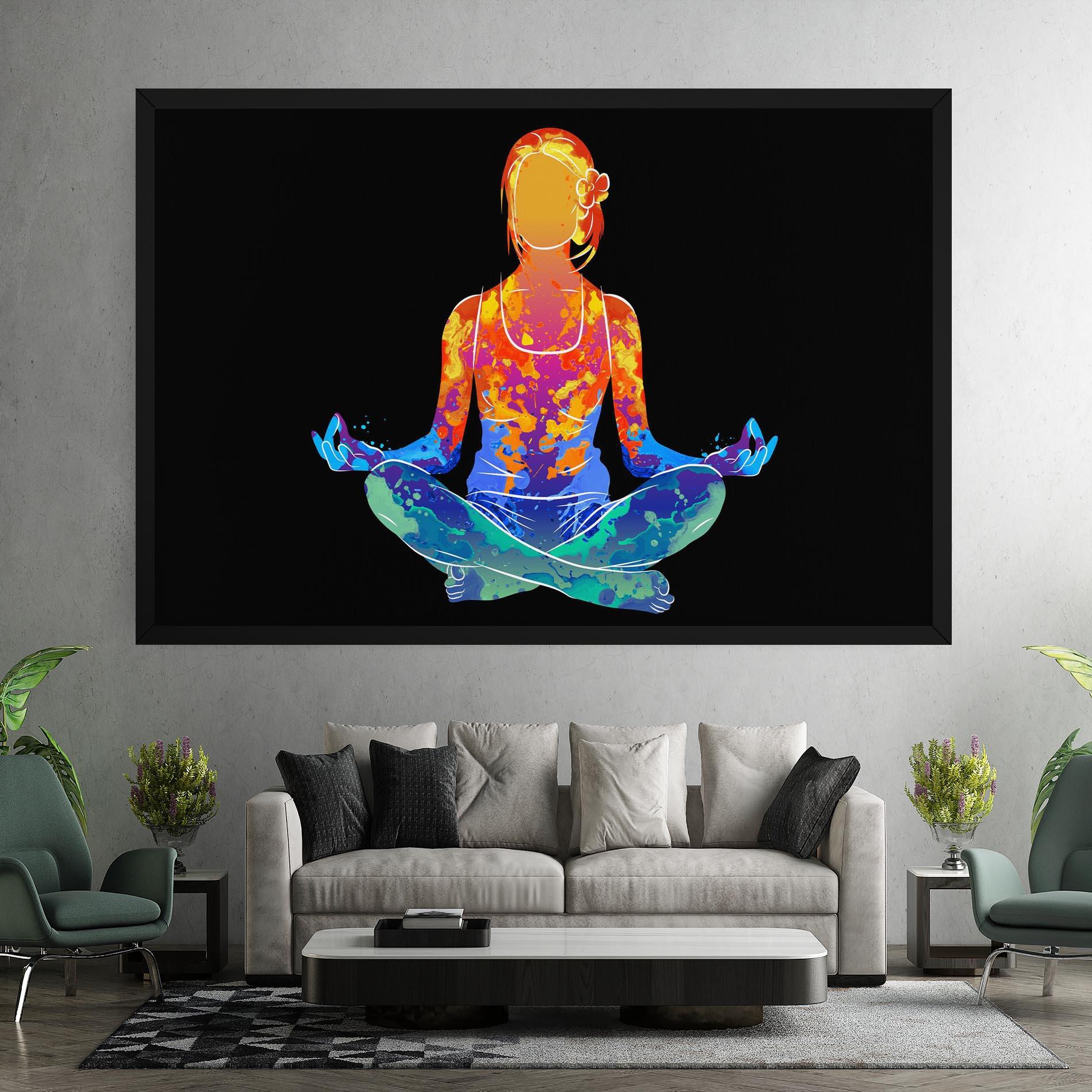 Obraz na Płótnie Colorful Meditation mockup 7
