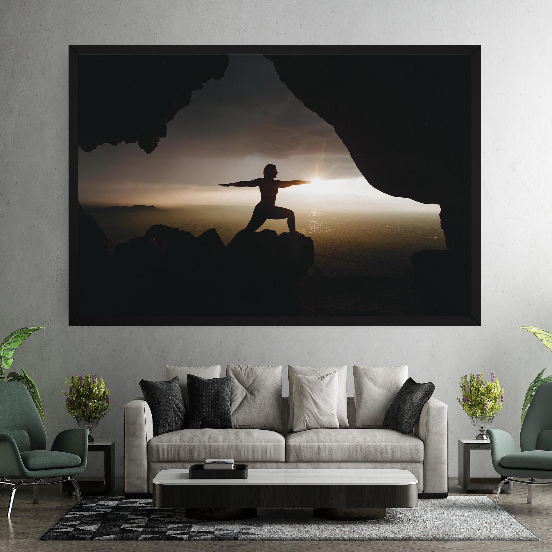 Obraz na Płótnie Harmony Hues mockup 7