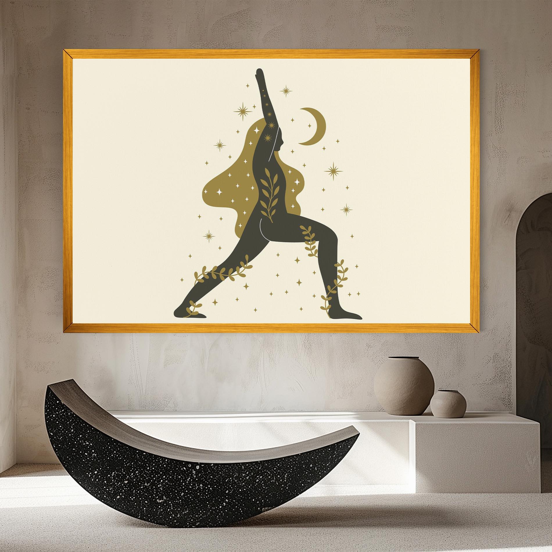 Obraz na Płótnie Chandrasana mockup 8