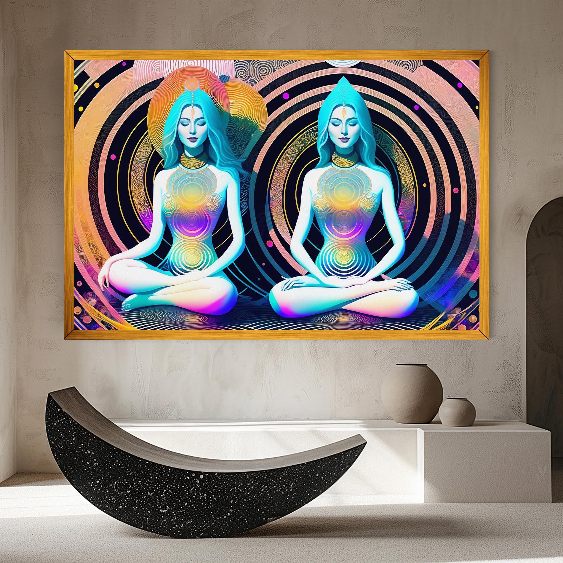 Obraz na Płótnie Clolorful Illustrations mockup 8