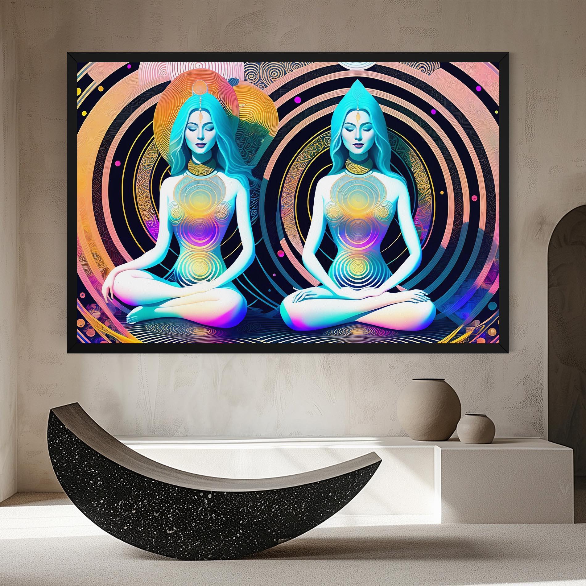 Obraz na Płótnie Clolorful Illustrations mockup 8