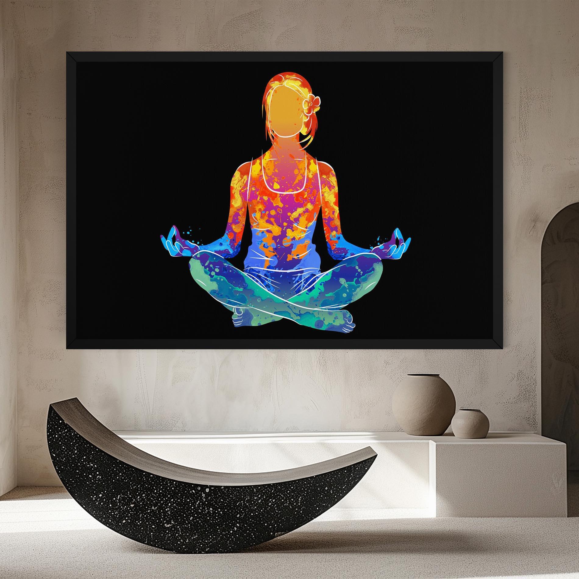 Obraz na Płótnie Colorful Meditation mockup 8