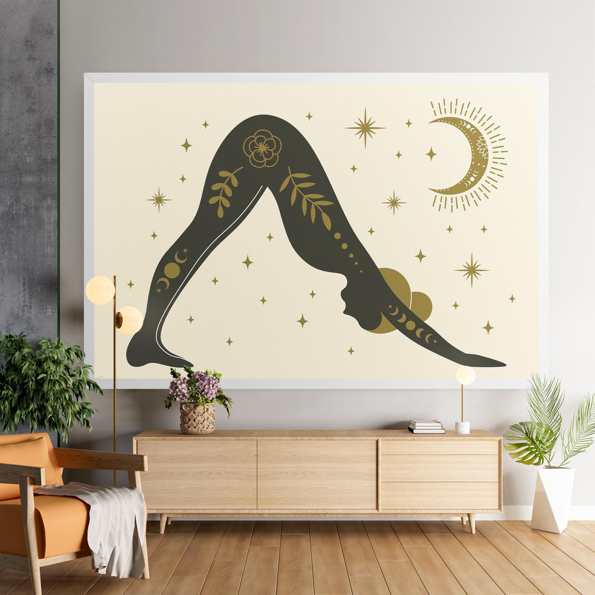 Obraz na Płótnie Adho Mukha mockup 9