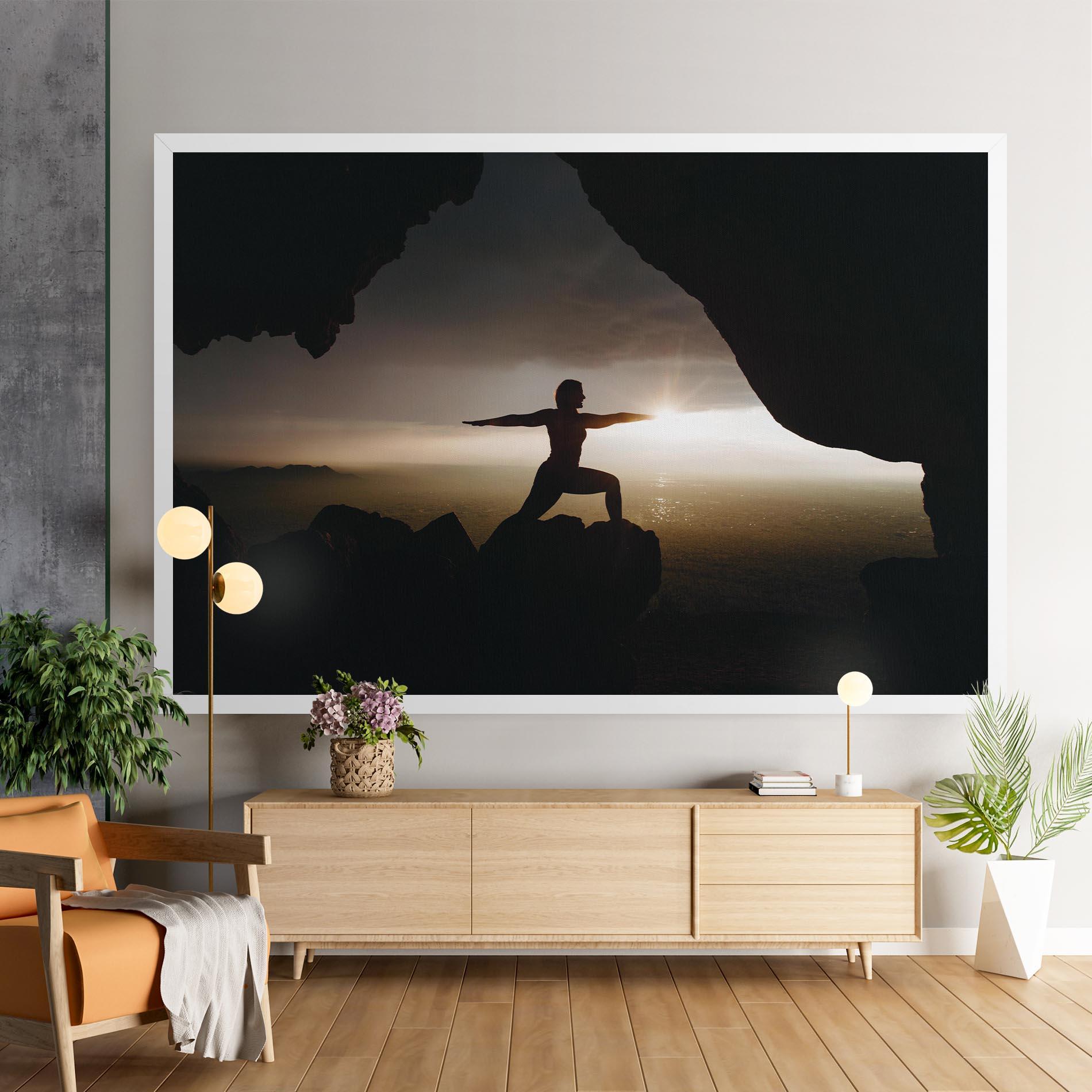 Obraz na Płótnie Harmony Hues mockup 9