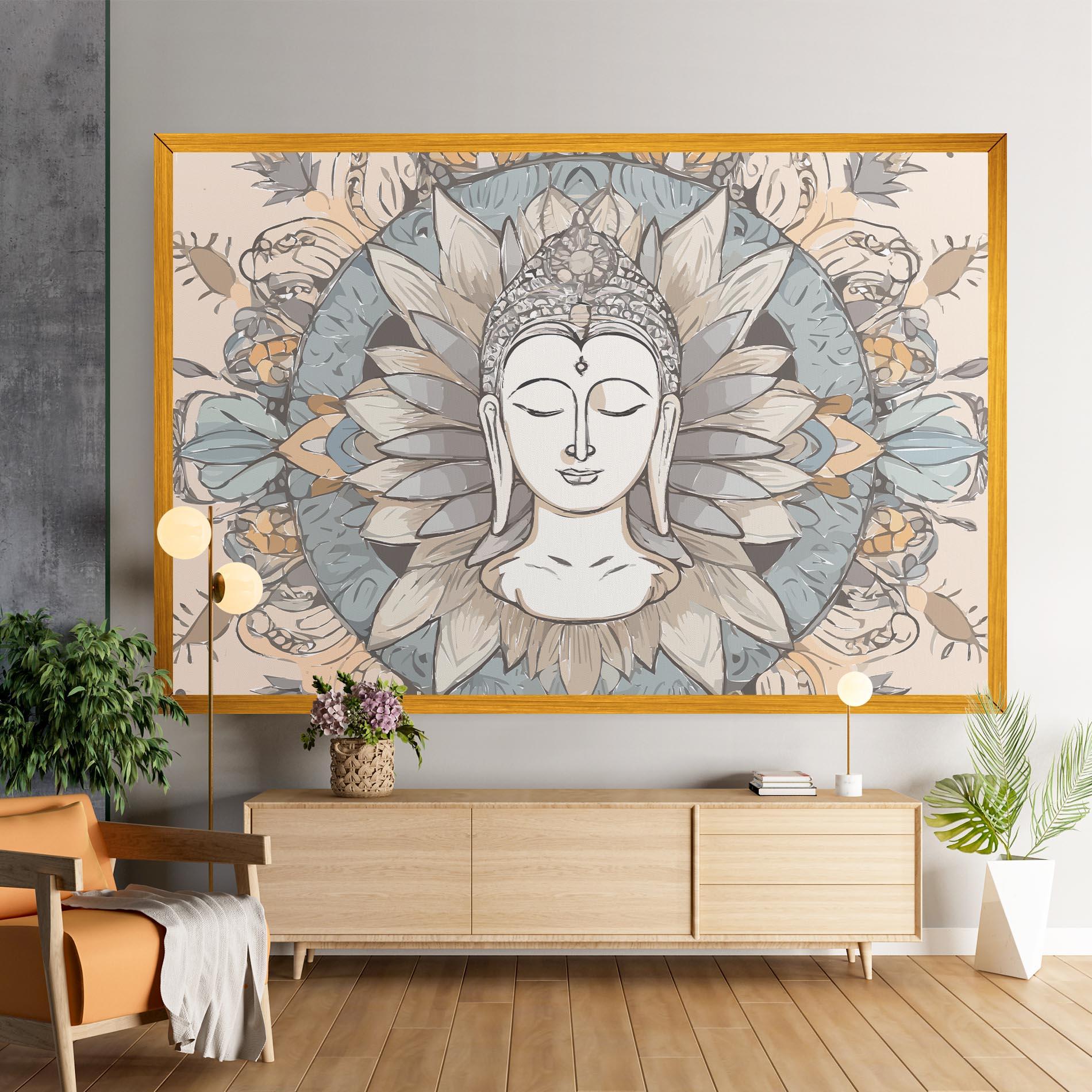 Obraz na Płótnie Boho Element mockup 9