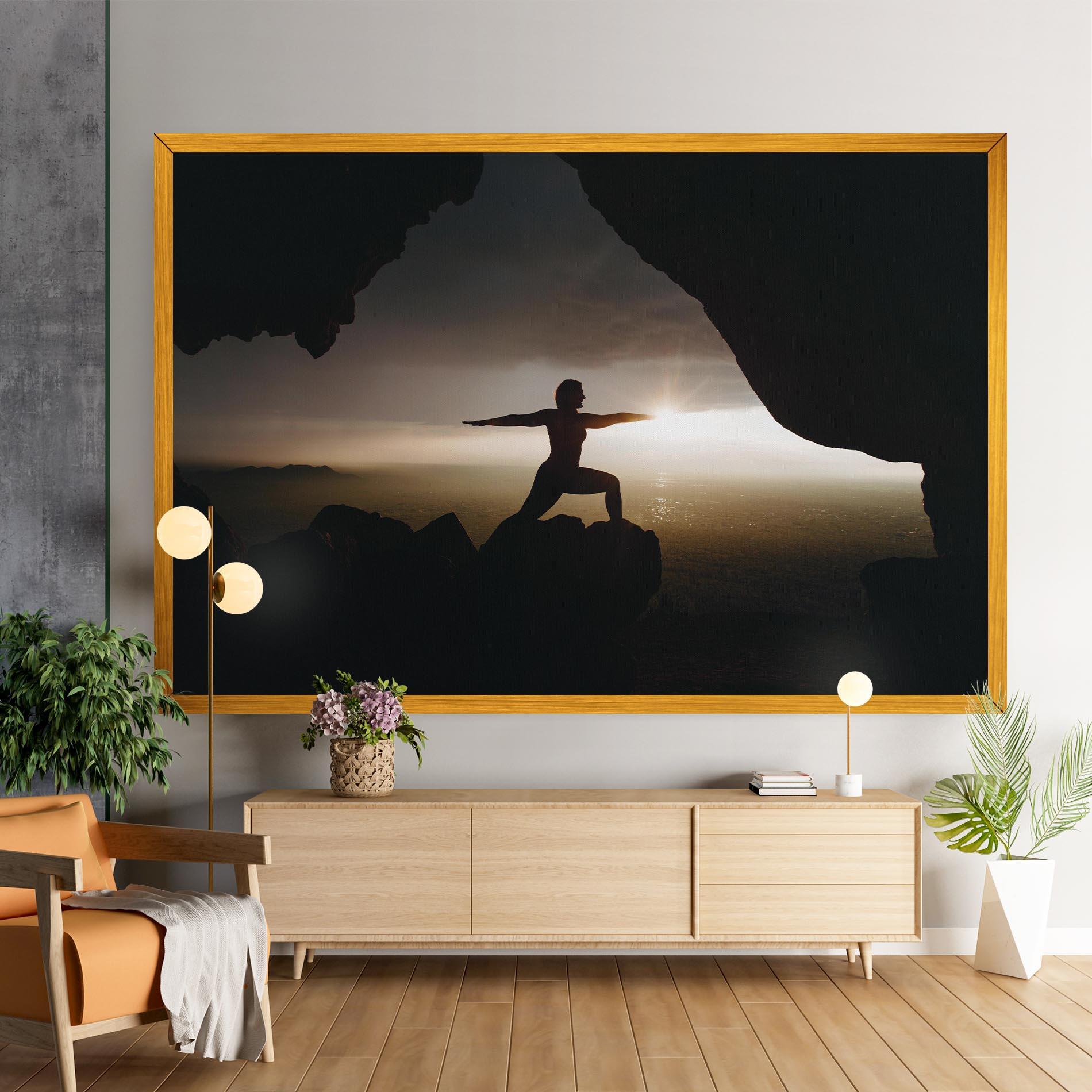 Obraz na Płótnie Harmony Hues mockup 9