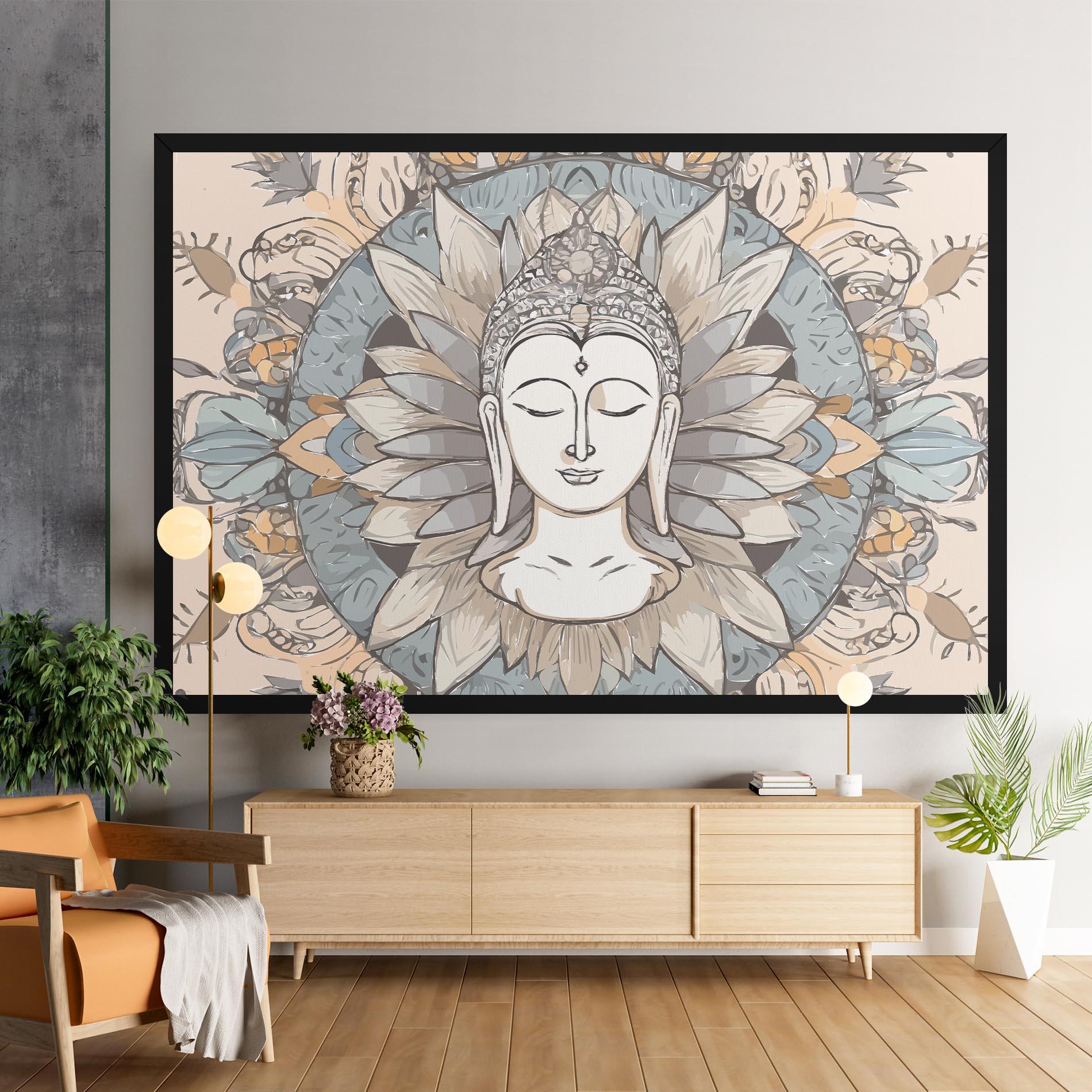 Obraz na Płótnie Boho Element mockup 9