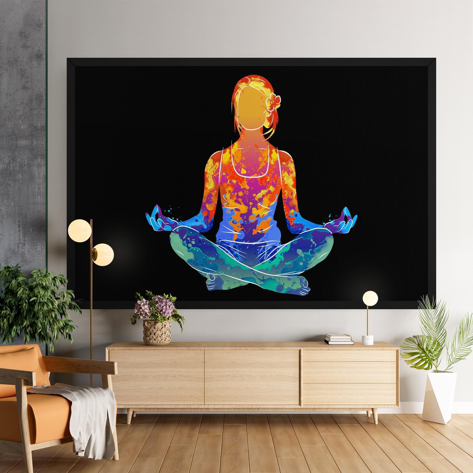 Obraz na Płótnie Colorful Meditation mockup 9