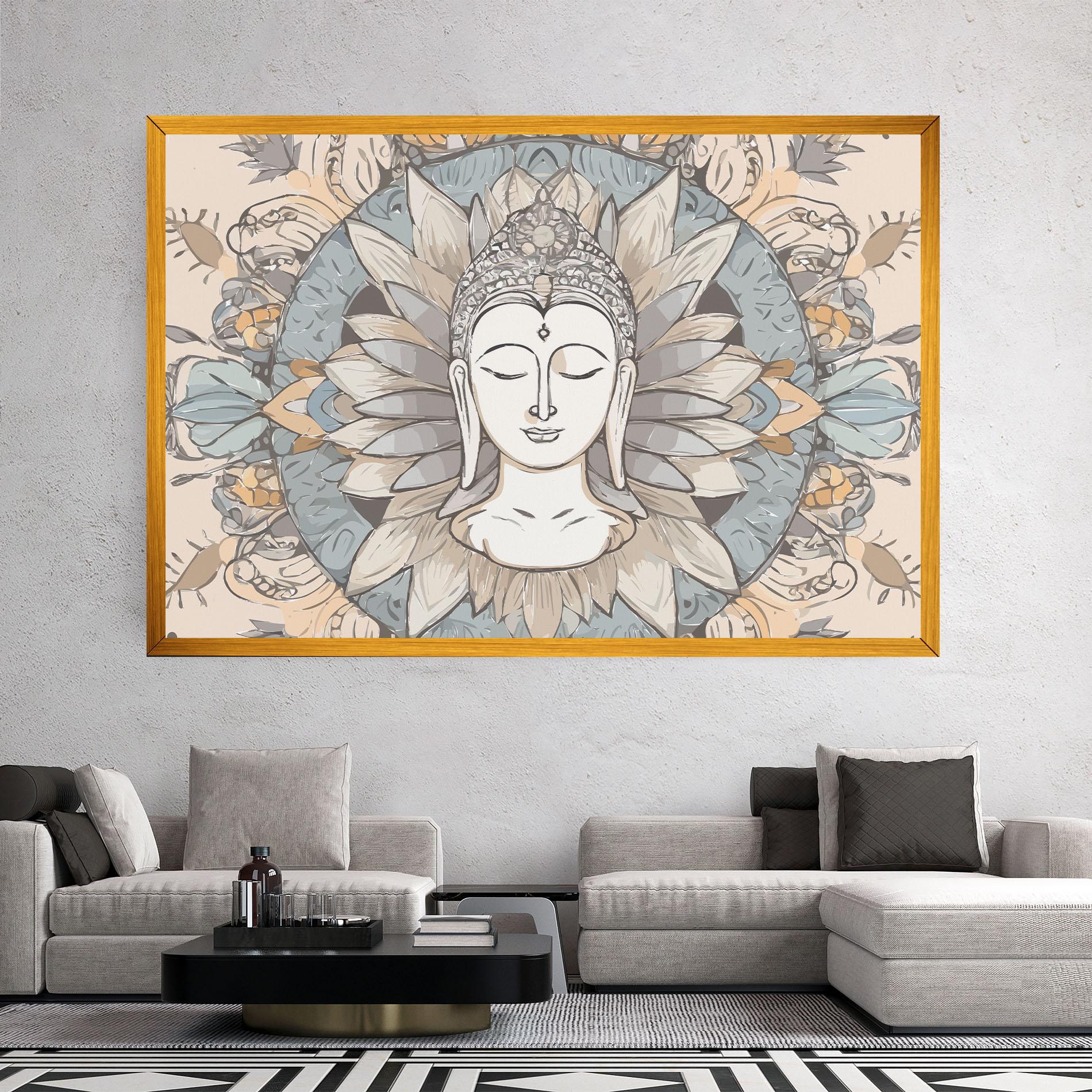 Obraz na Płótnie Boho Element mockup 2