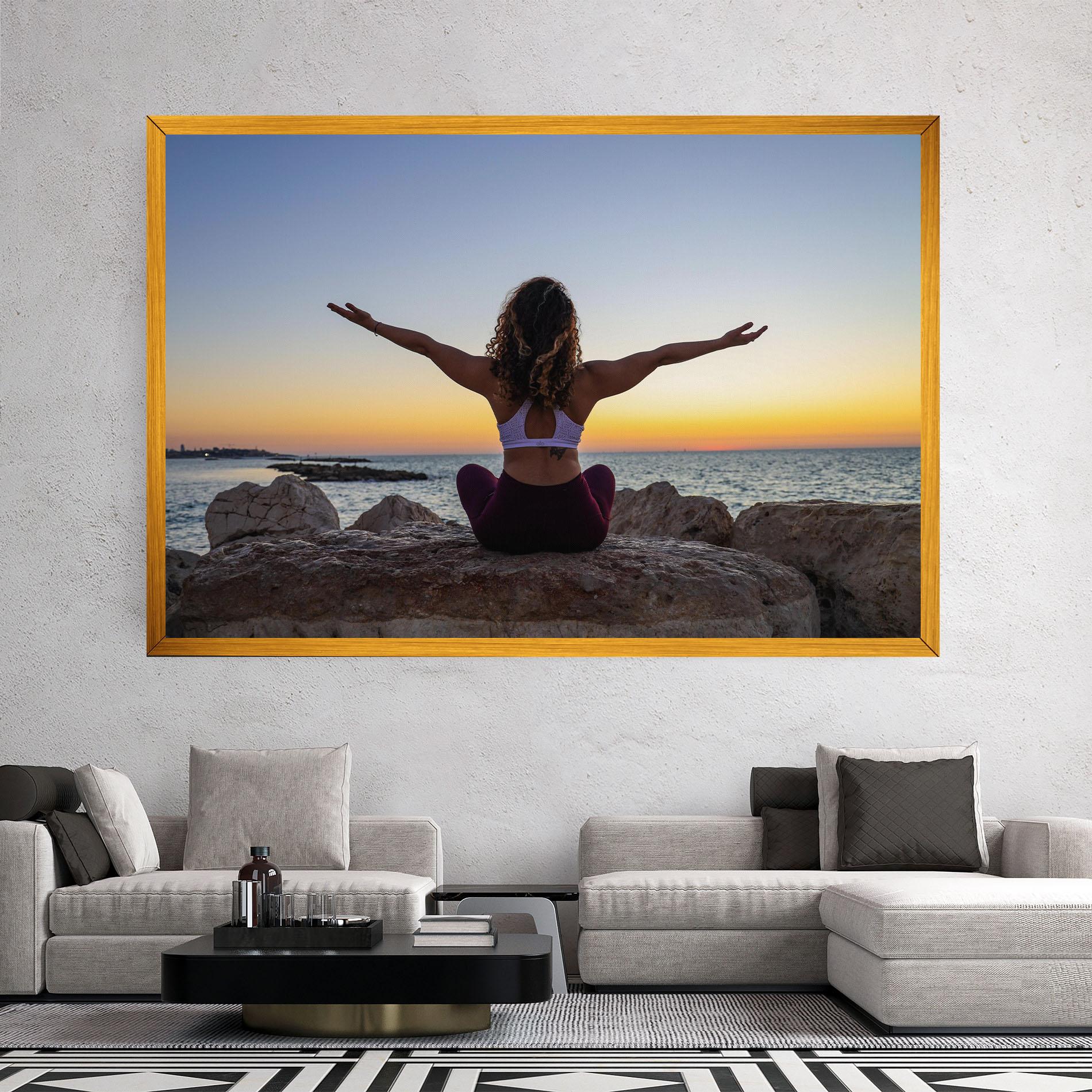 Obraz na Płótnie Calm Asana mockup 2