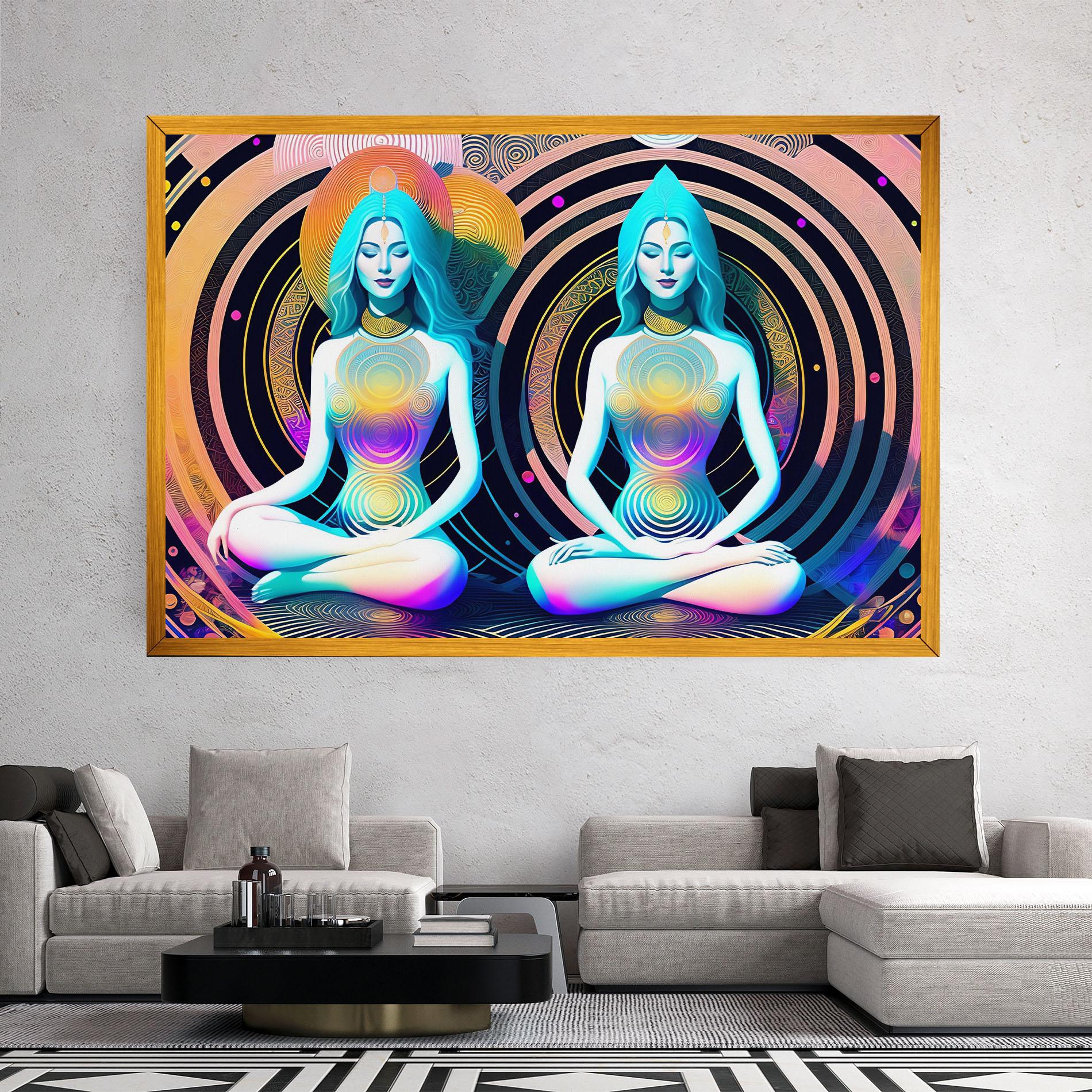 Obraz na Płótnie Clolorful Illustrations mockup 2