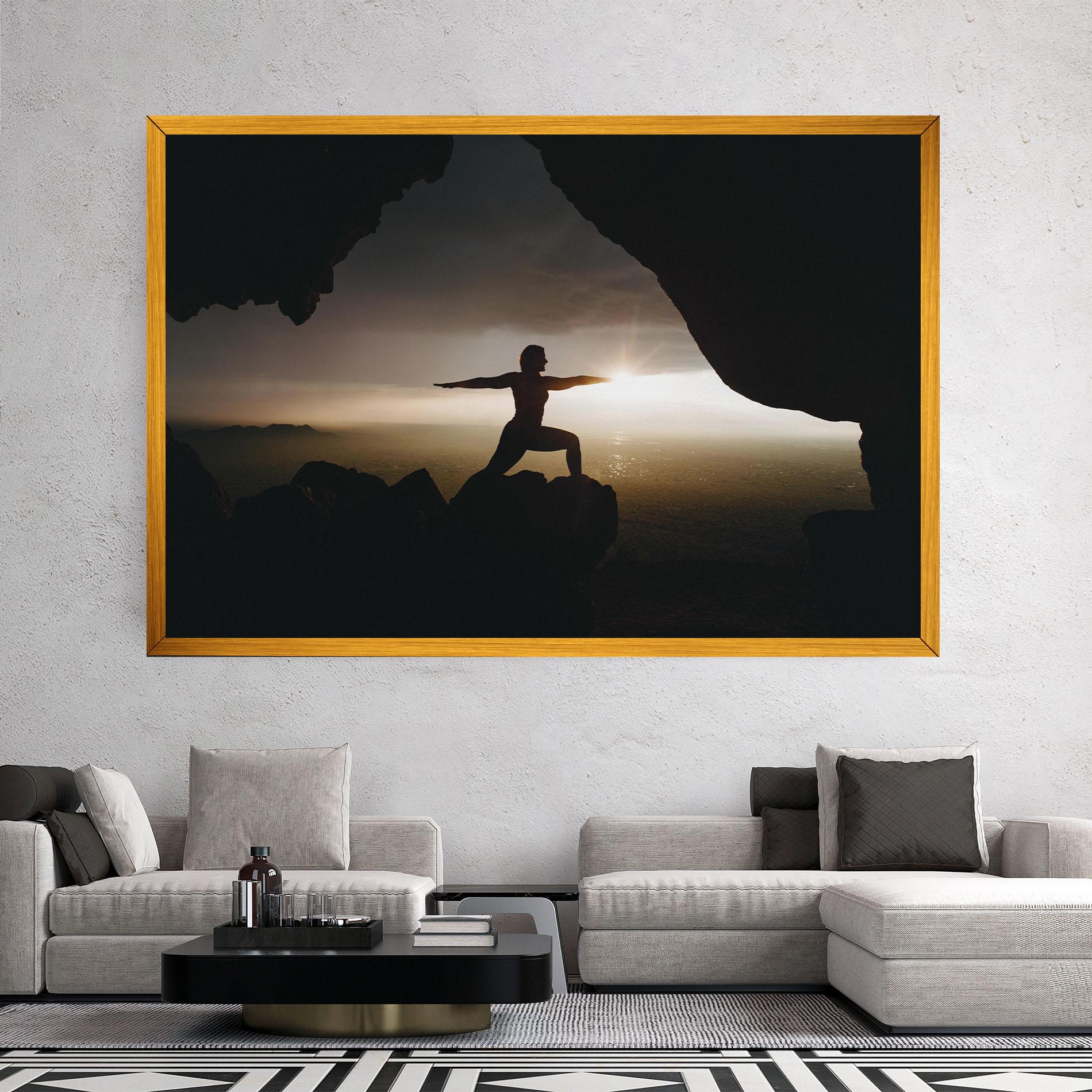 Obraz na Płótnie Harmony Hues mockup 2