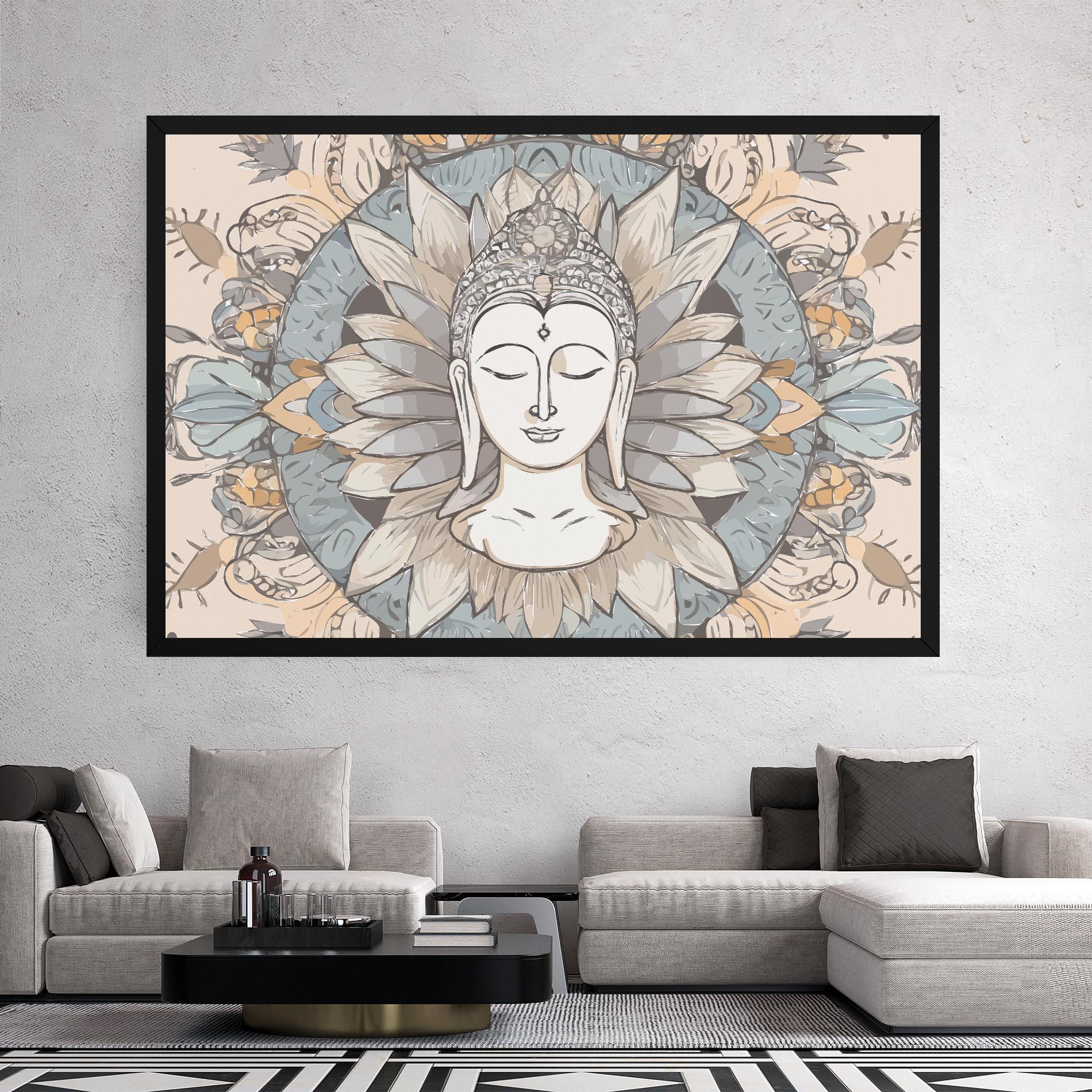 Obraz na Płótnie Boho Element mockup 2