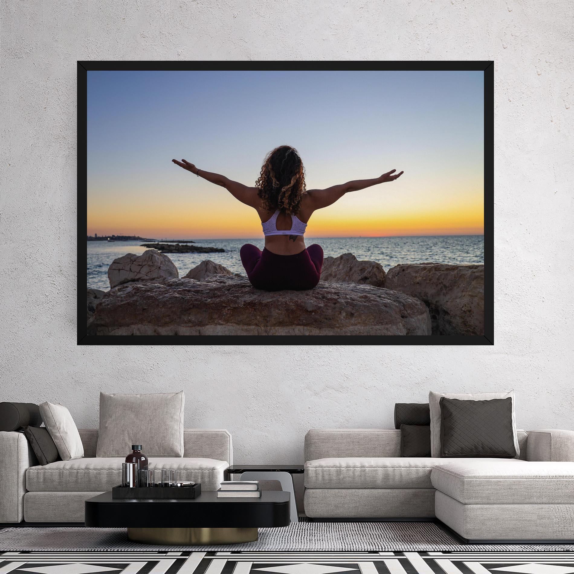 Obraz na Płótnie Calm Asana mockup 2