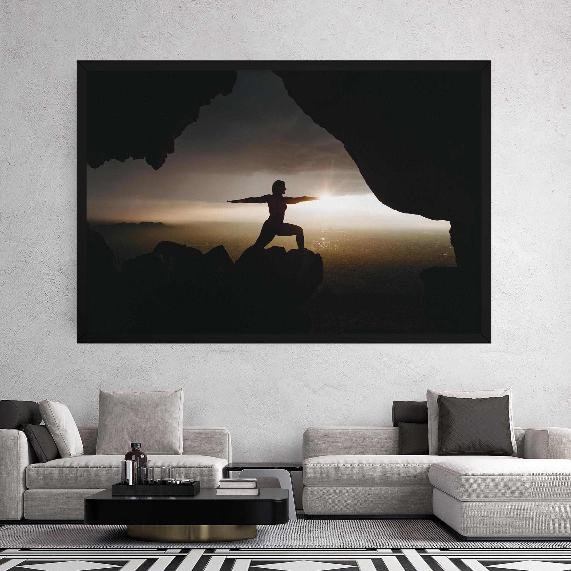 Obraz na Płótnie Harmony Hues mockup 2