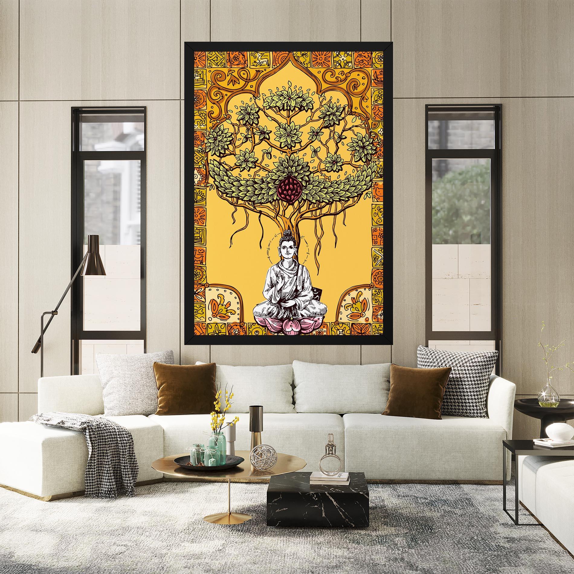 Obraz na Płótnie Meditation Three mockup 2