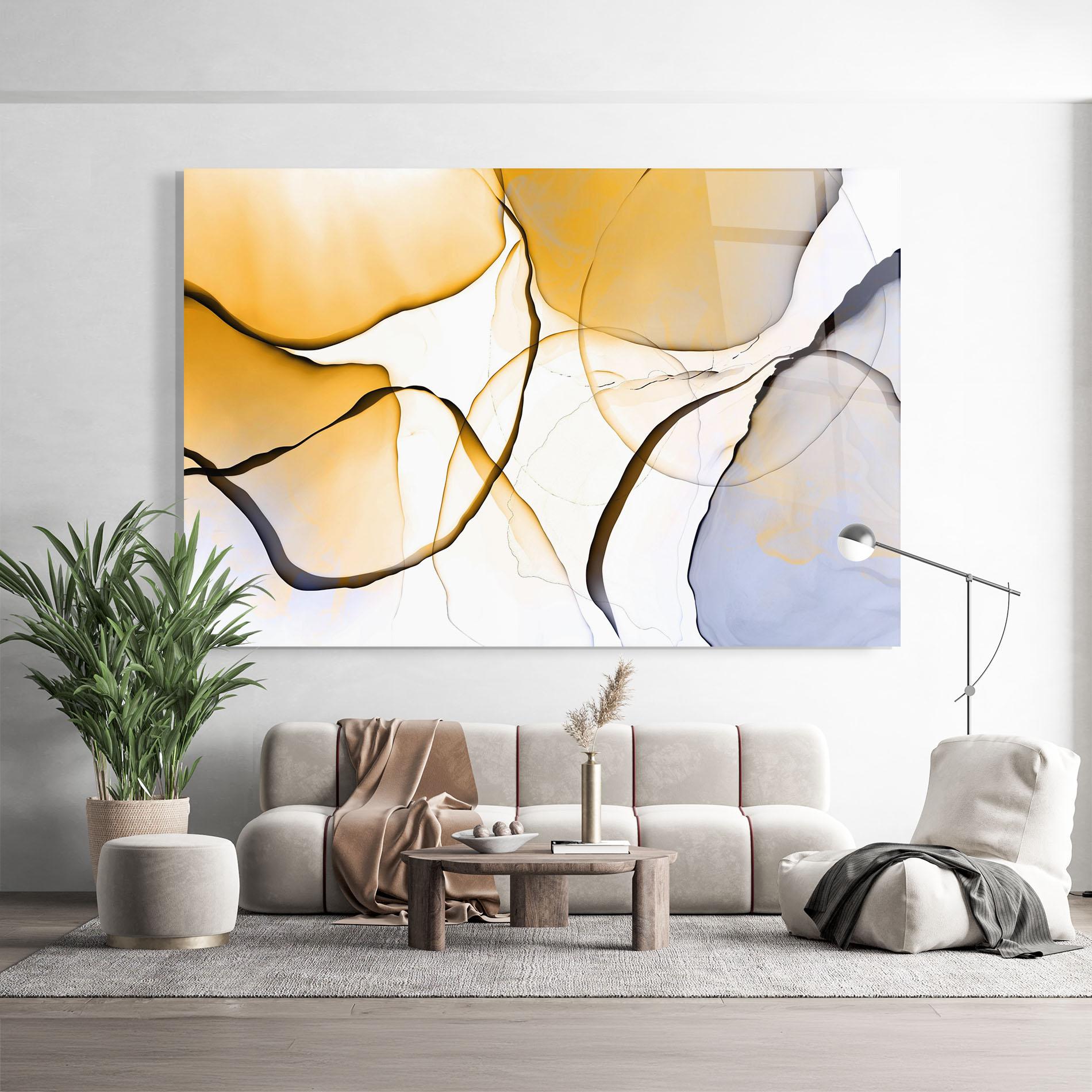 Obraz na Szkle Abstract Alcohol Ink mockup 9