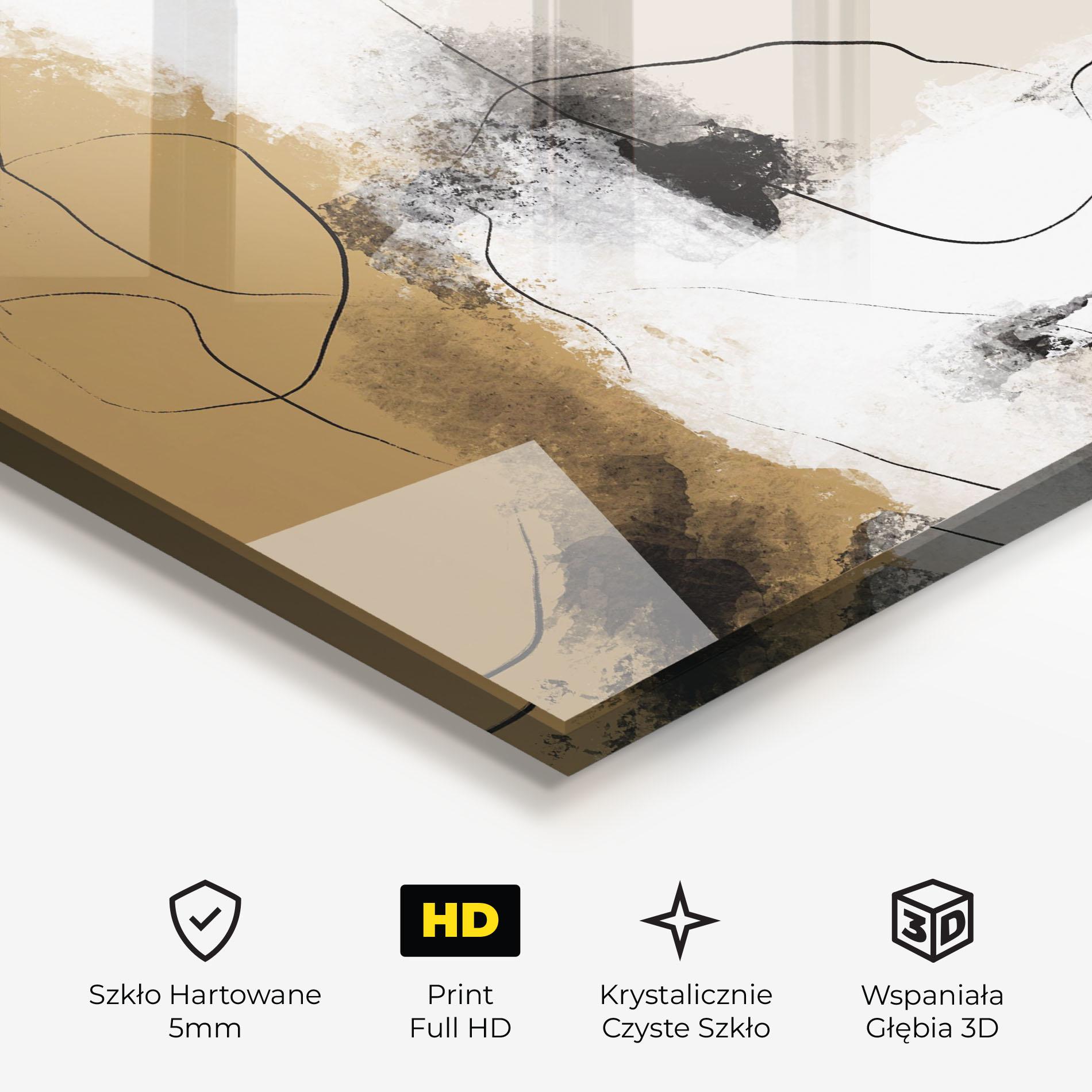 Obraz na Szkle Unique Acrylic Paintings mockup 3