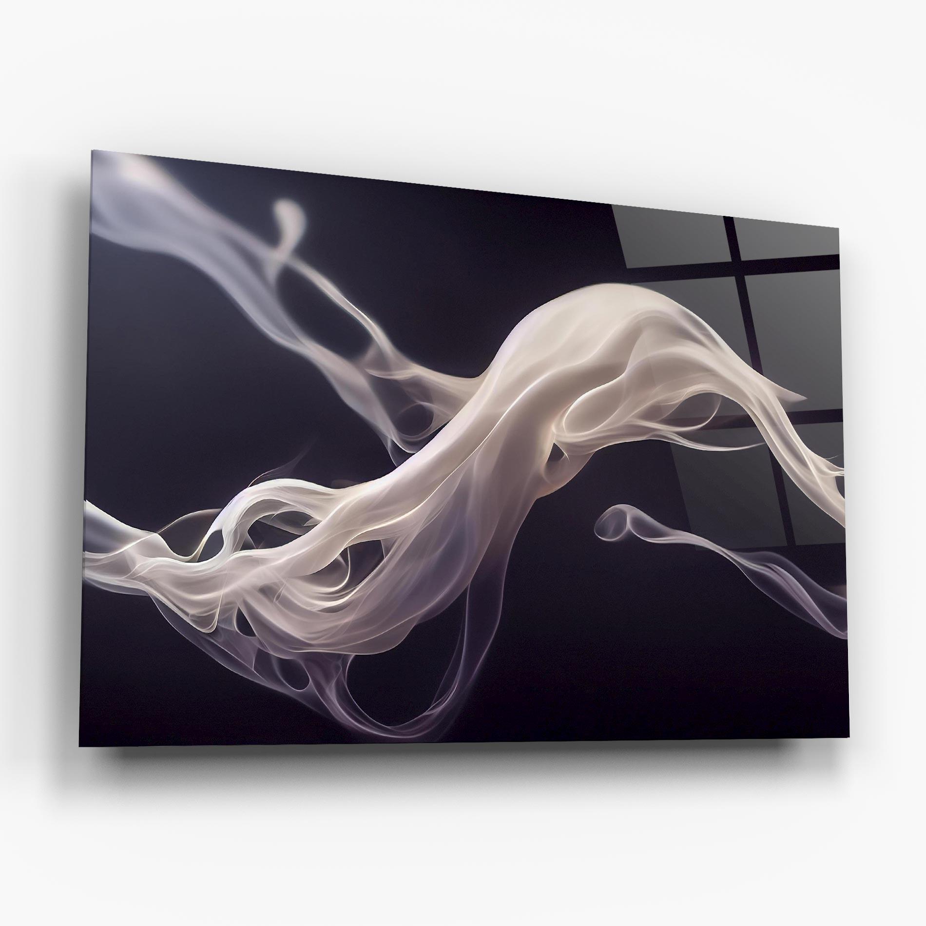 Obraz na Szkle Grey Smoke mockup 6