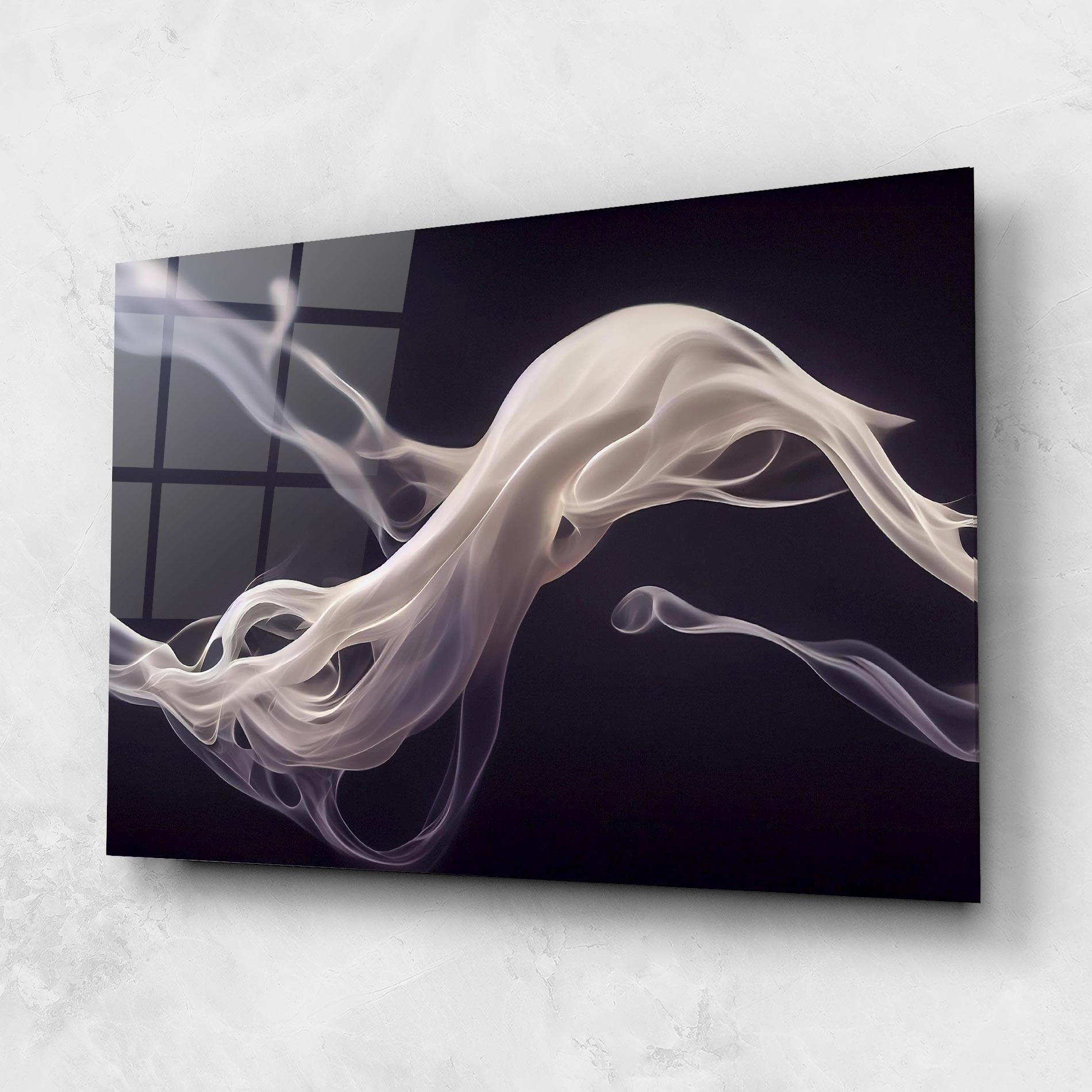 Obraz na Szkle Grey Smoke mockup 1
