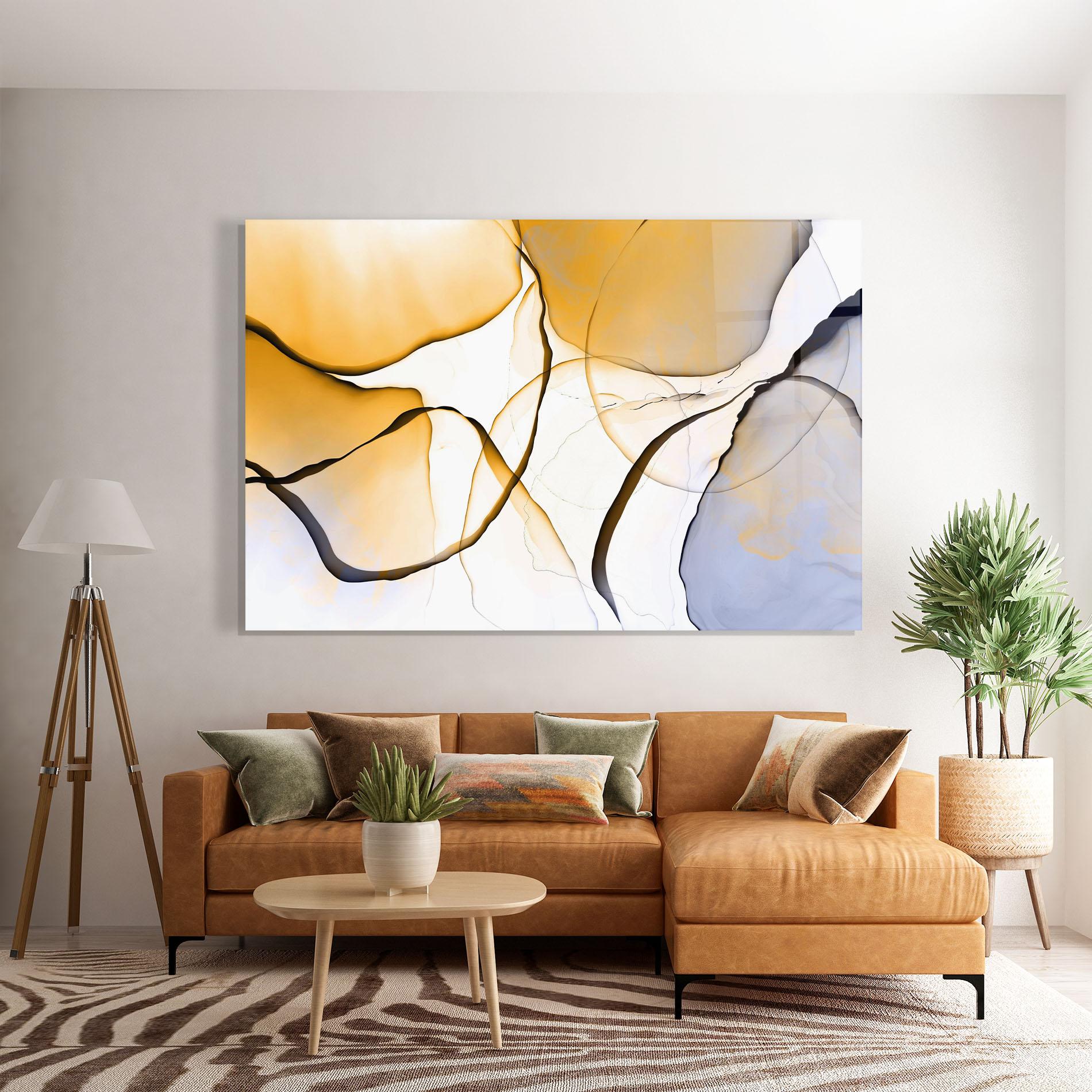 Obraz na Szkle Abstract Alcohol Ink mockup 7