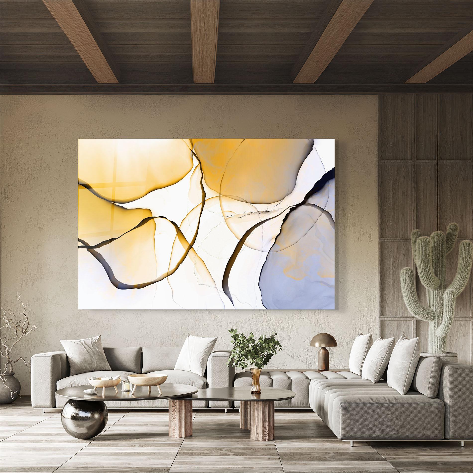 Obraz na Szkle Abstract Alcohol Ink mockup 8