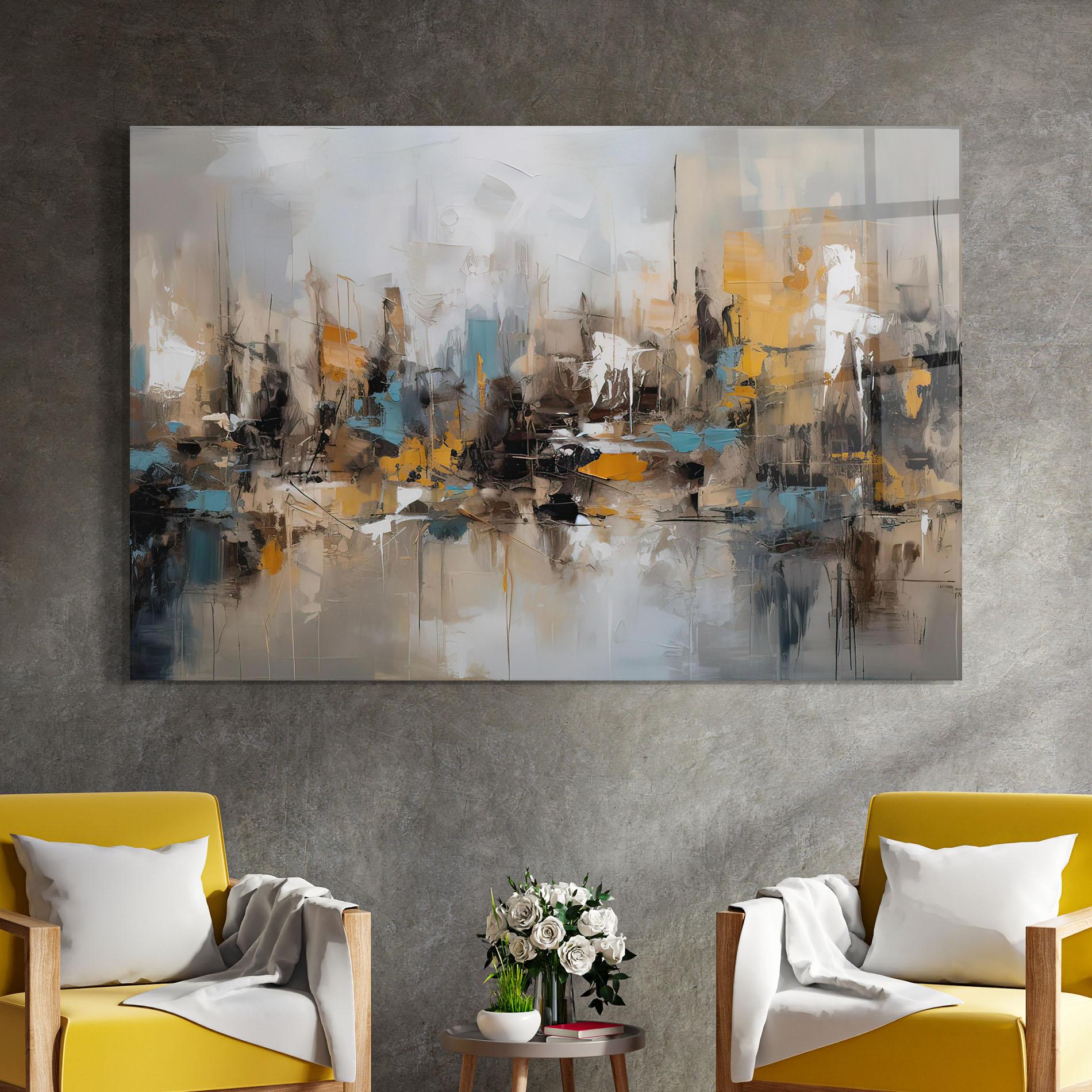 Obraz na Szkle Abstract Los Angeles mockup 4