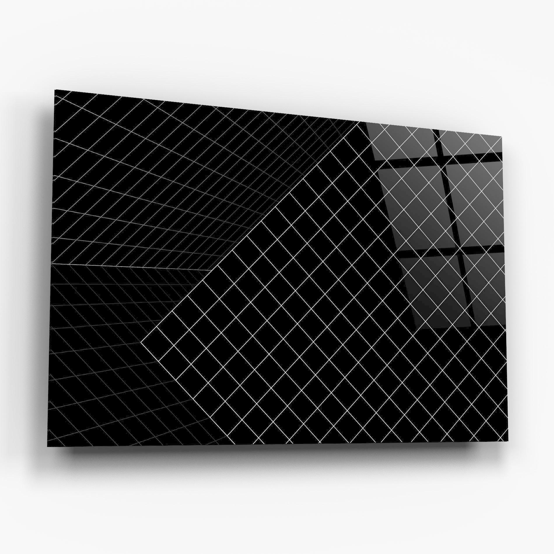 Obraz na Szkle Black Square mockup 6