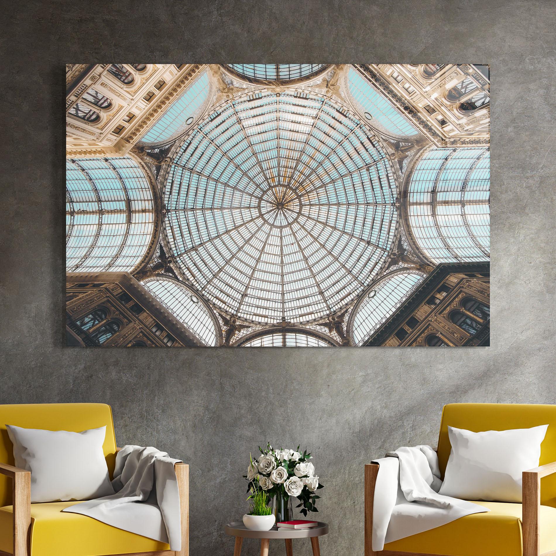 Obraz na Szkle Italy Celling mockup 4