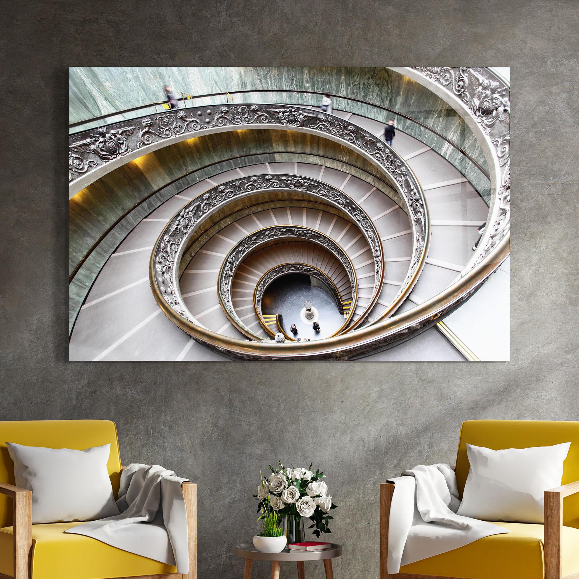 Obraz na Szkle Vatican Museum mockup 4
