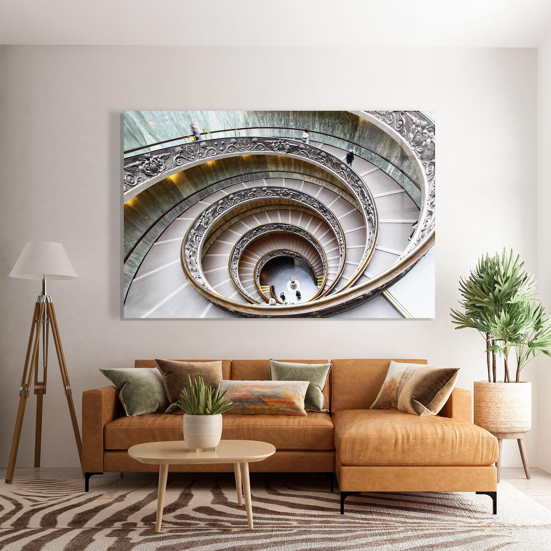 Obraz na Szkle Vatican Museum mockup 7