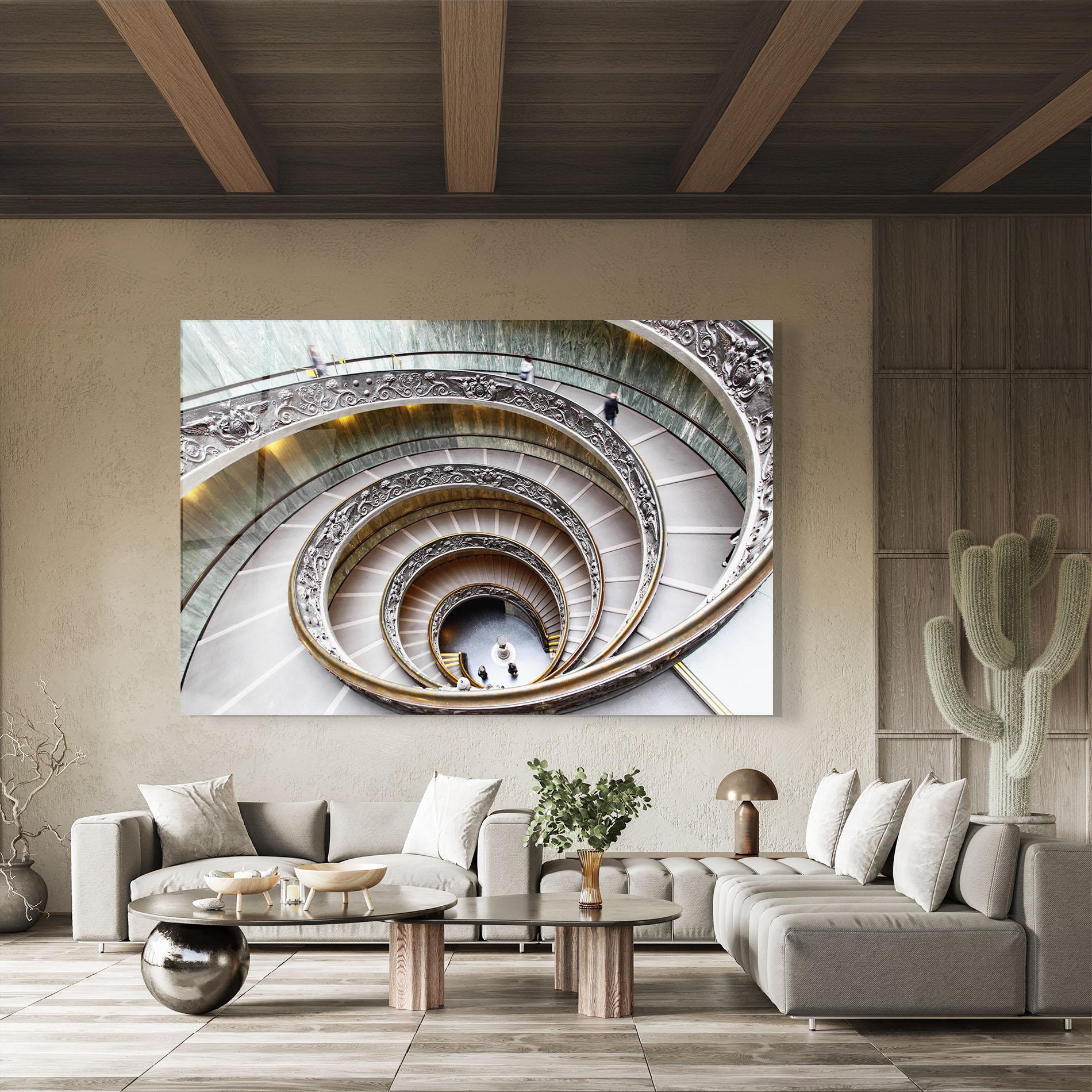 Obraz na Szkle Vatican Museum mockup 8