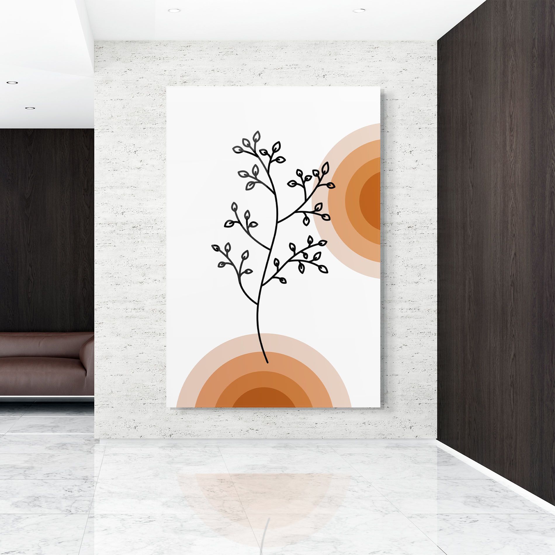 Plant Orange Circle mockup 9