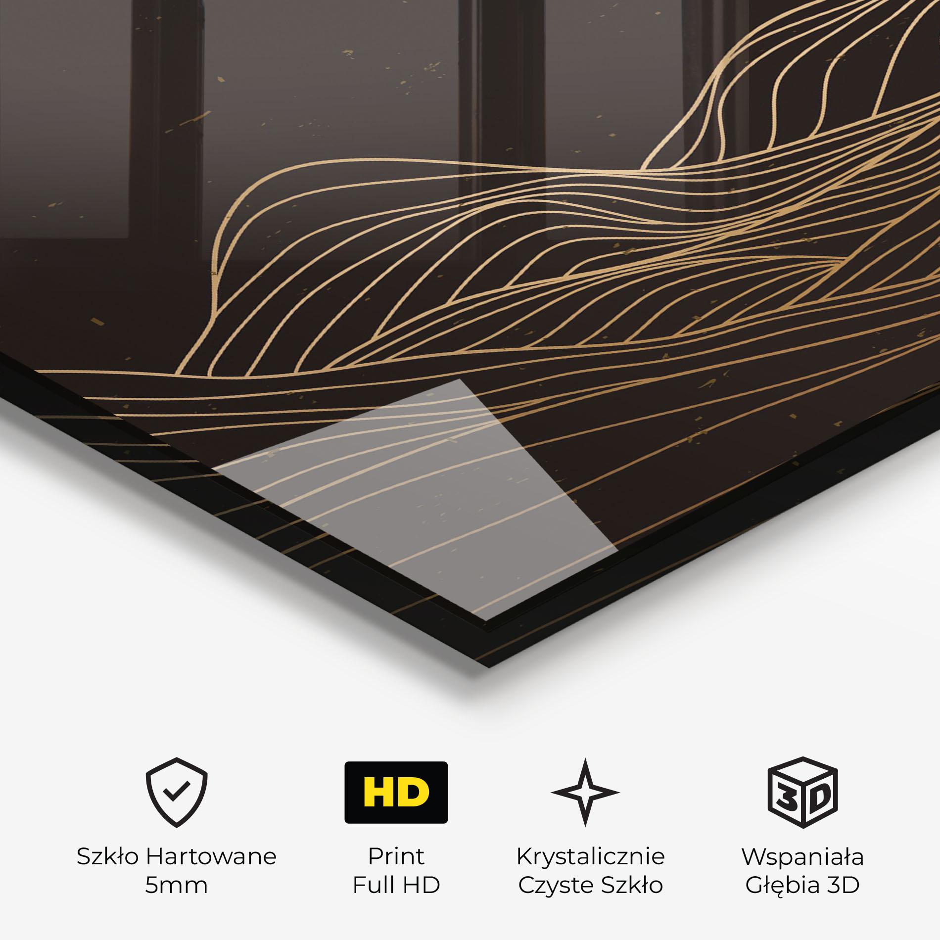 Obraz na Szkle Pretty Moon mockup 3