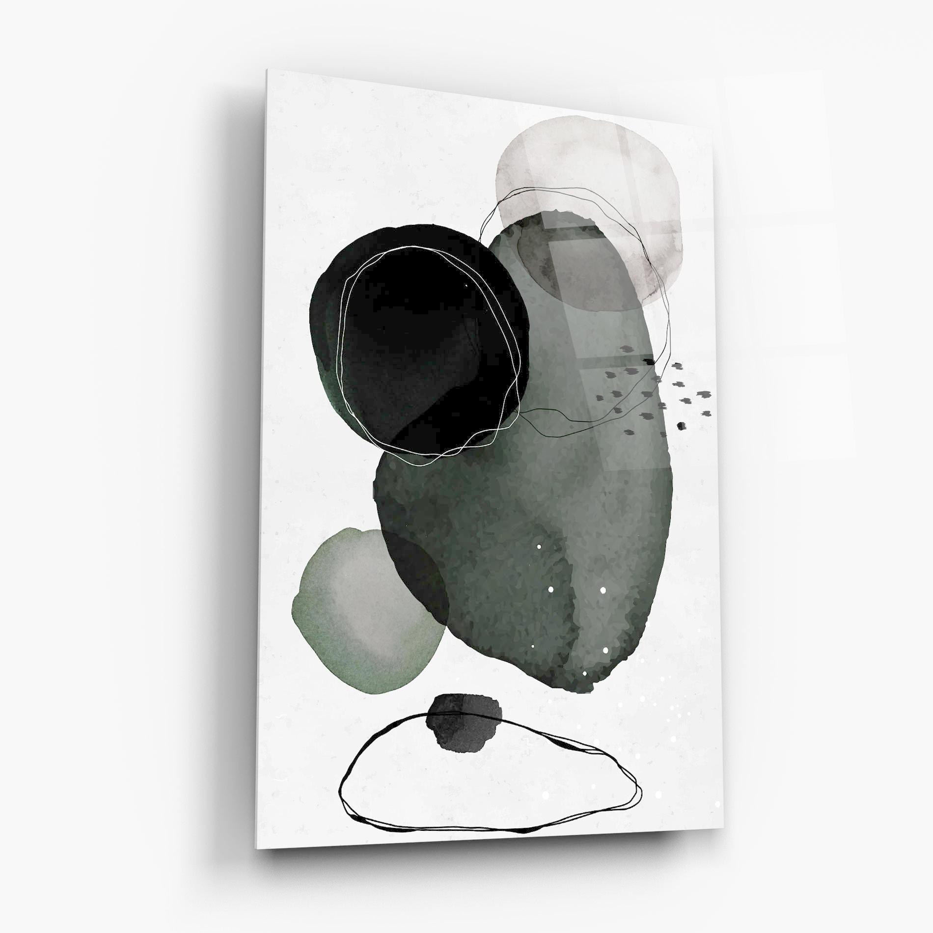 Obraz na Szkle Green Watercolor mockup 6