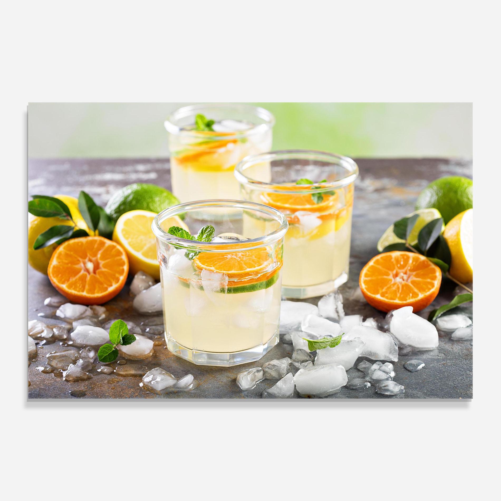 Obraz na Szkle Citrus Fruit Lemonade mockup 0