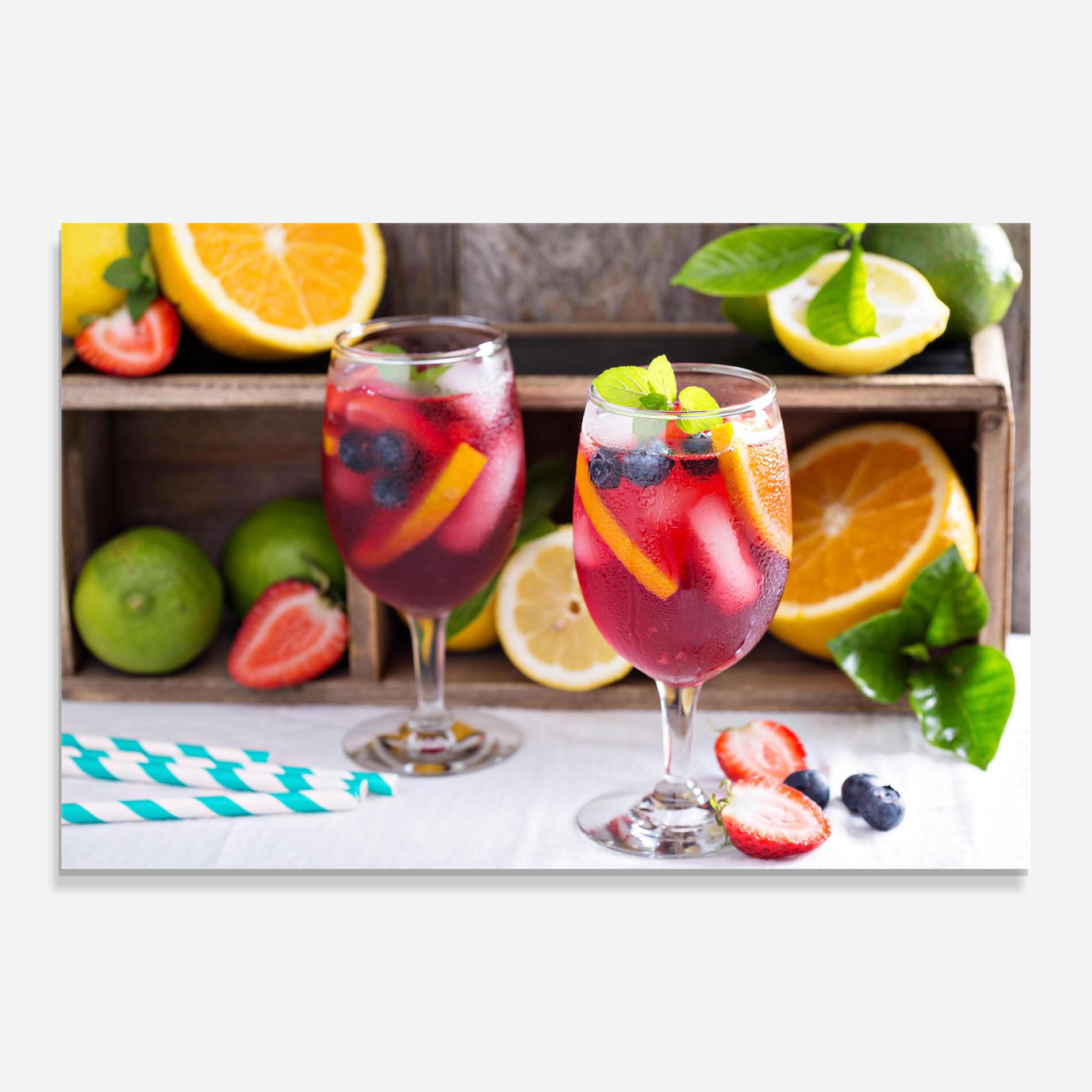 Obraz na Szkle Colorful Summer Drink mockup 0