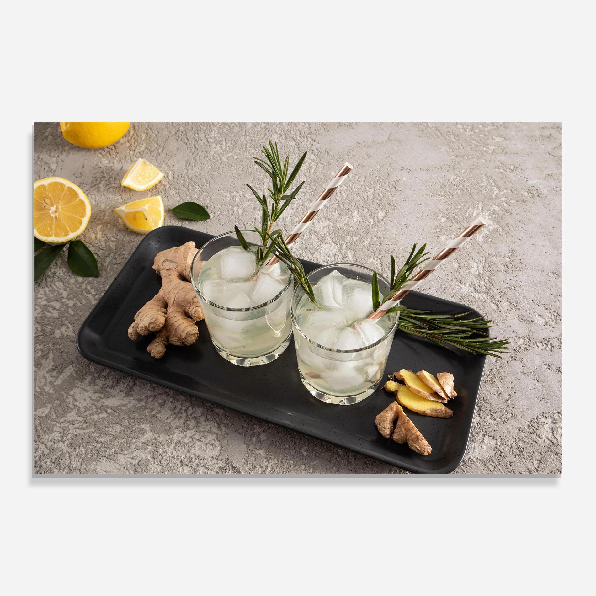 Obraz na Szkle Ginger Lemonade Drink mockup 0