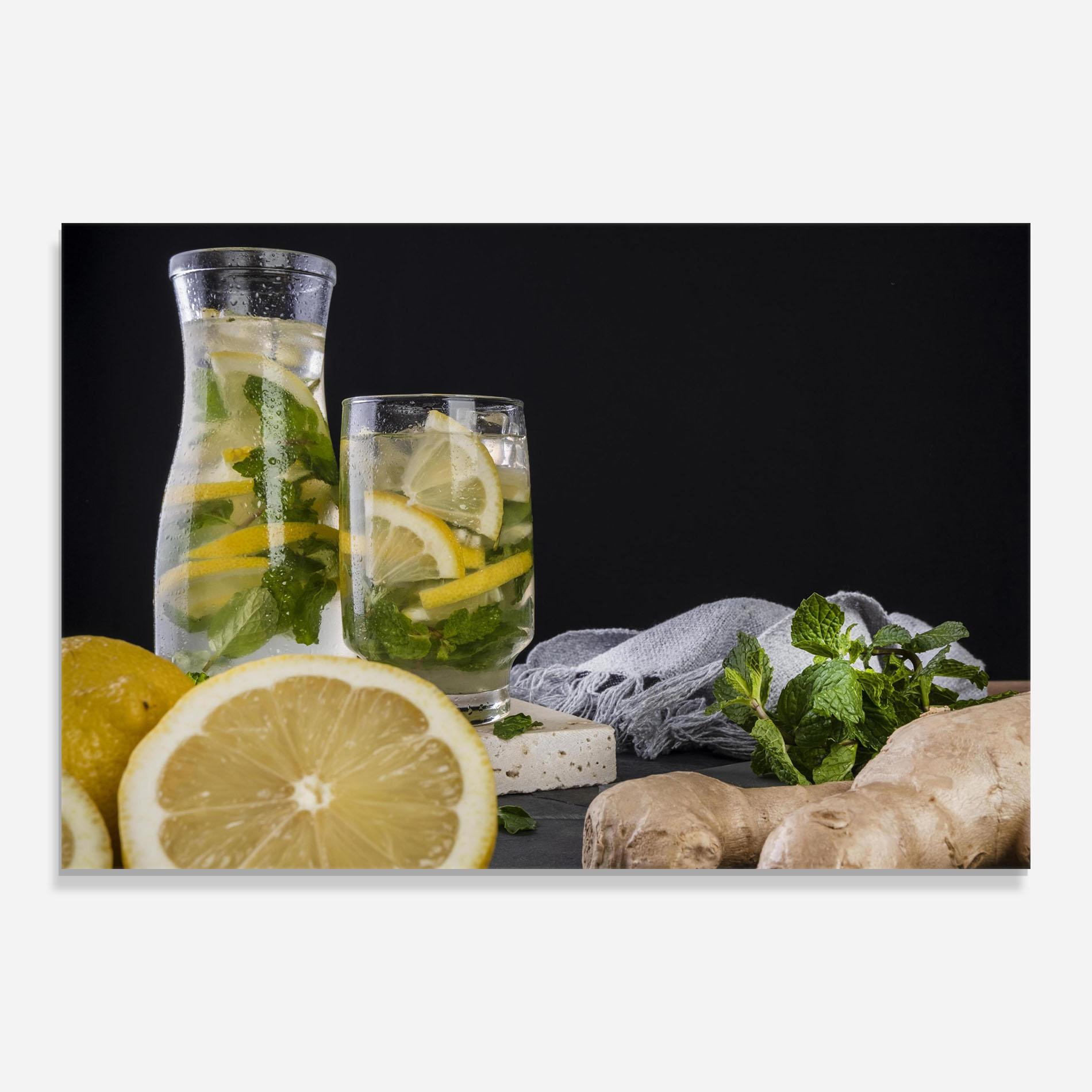 Obraz na Szkle Ginger Lemonade mockup 0