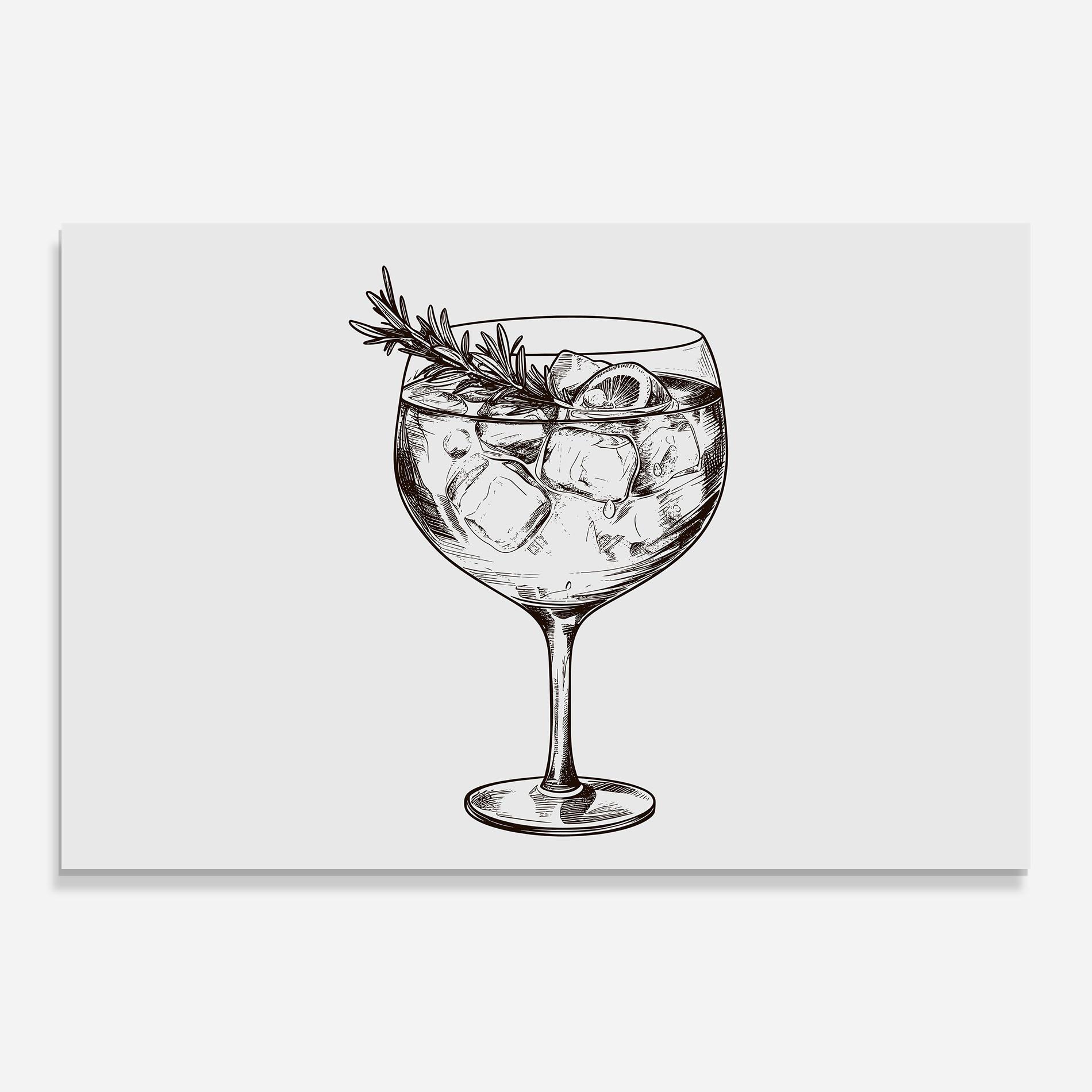 Obraz na Szkle Gintonic mockup 0