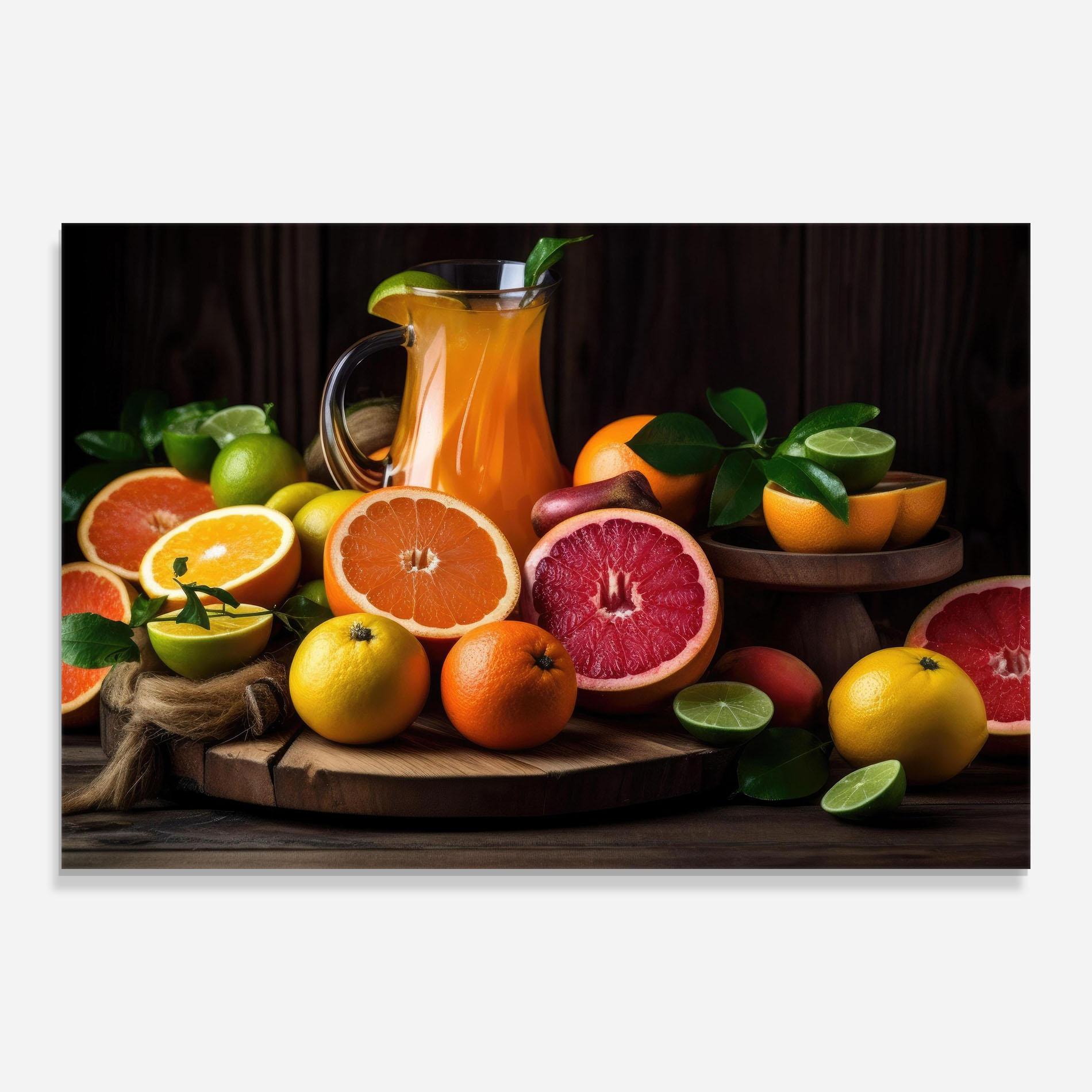 Obraz na Szkle Glass Of Orange Juice mockup 0