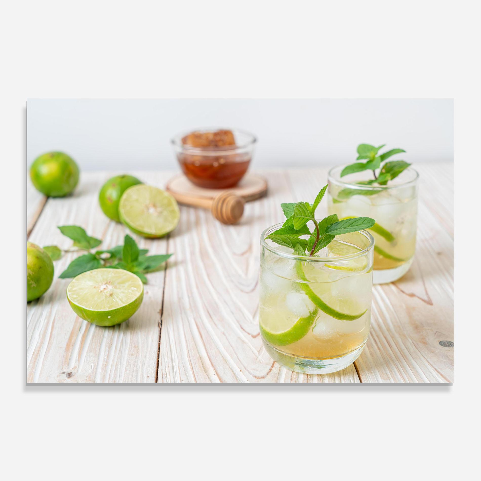 Obraz na Szkle Iced Honey mockup 0
