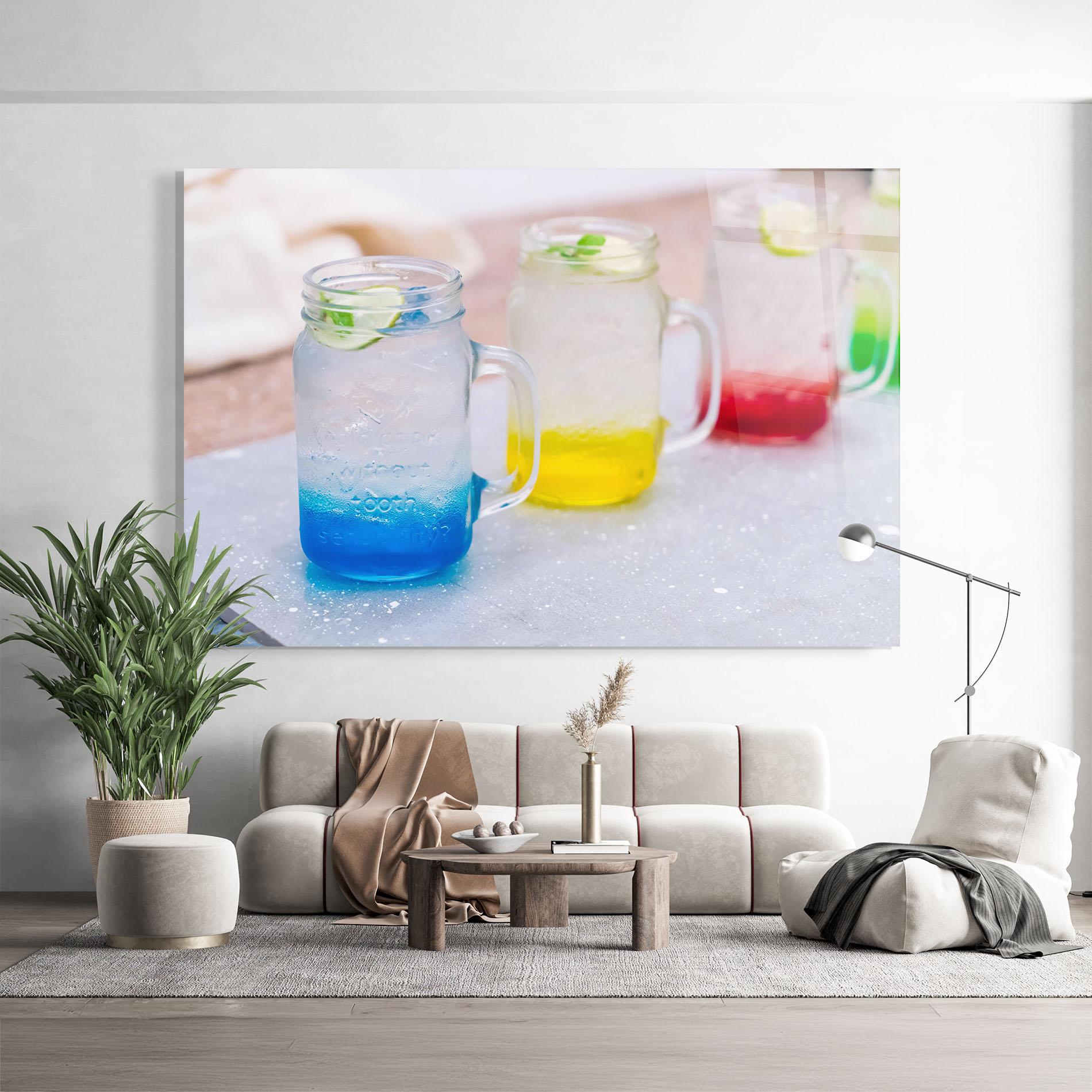 Obraz na Szkle Colorful Italian Soda mockup 9